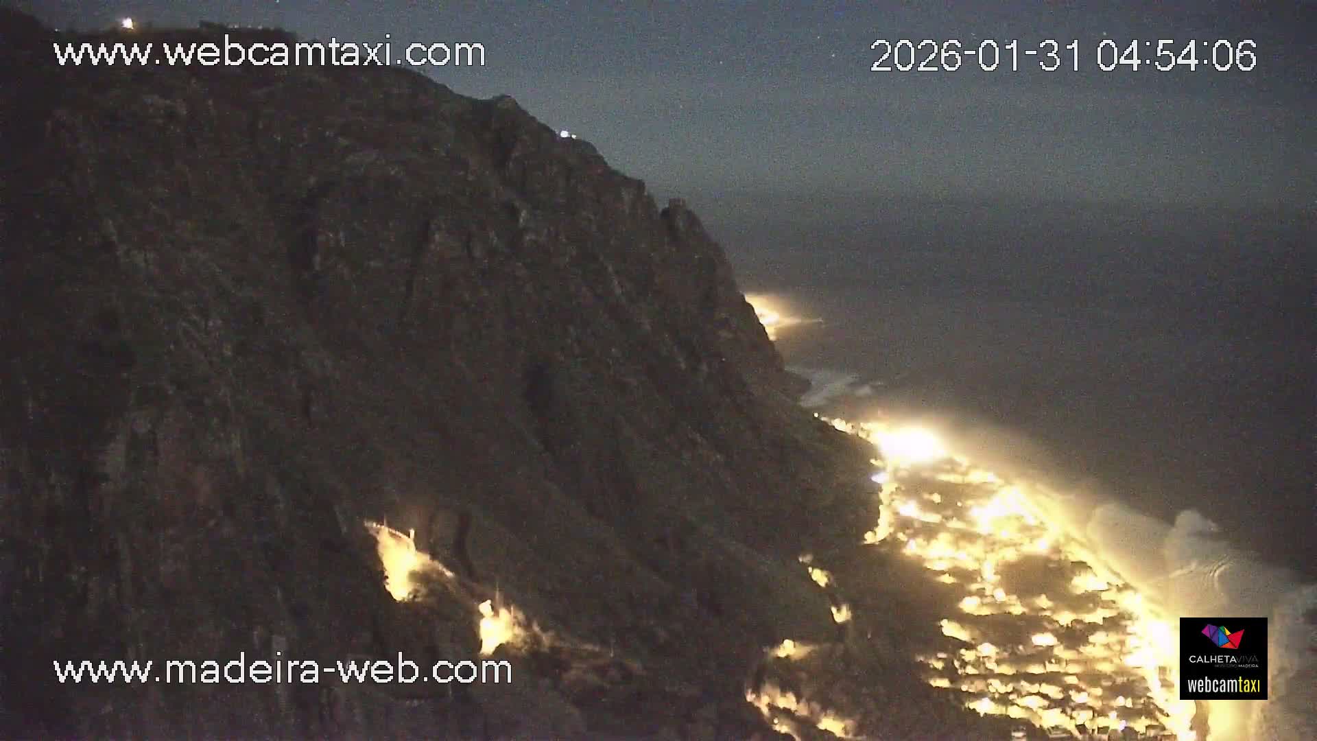 Paul do Mar Village from Faja da Ovelha Live Cam - Calheta, Madeira, Portugal