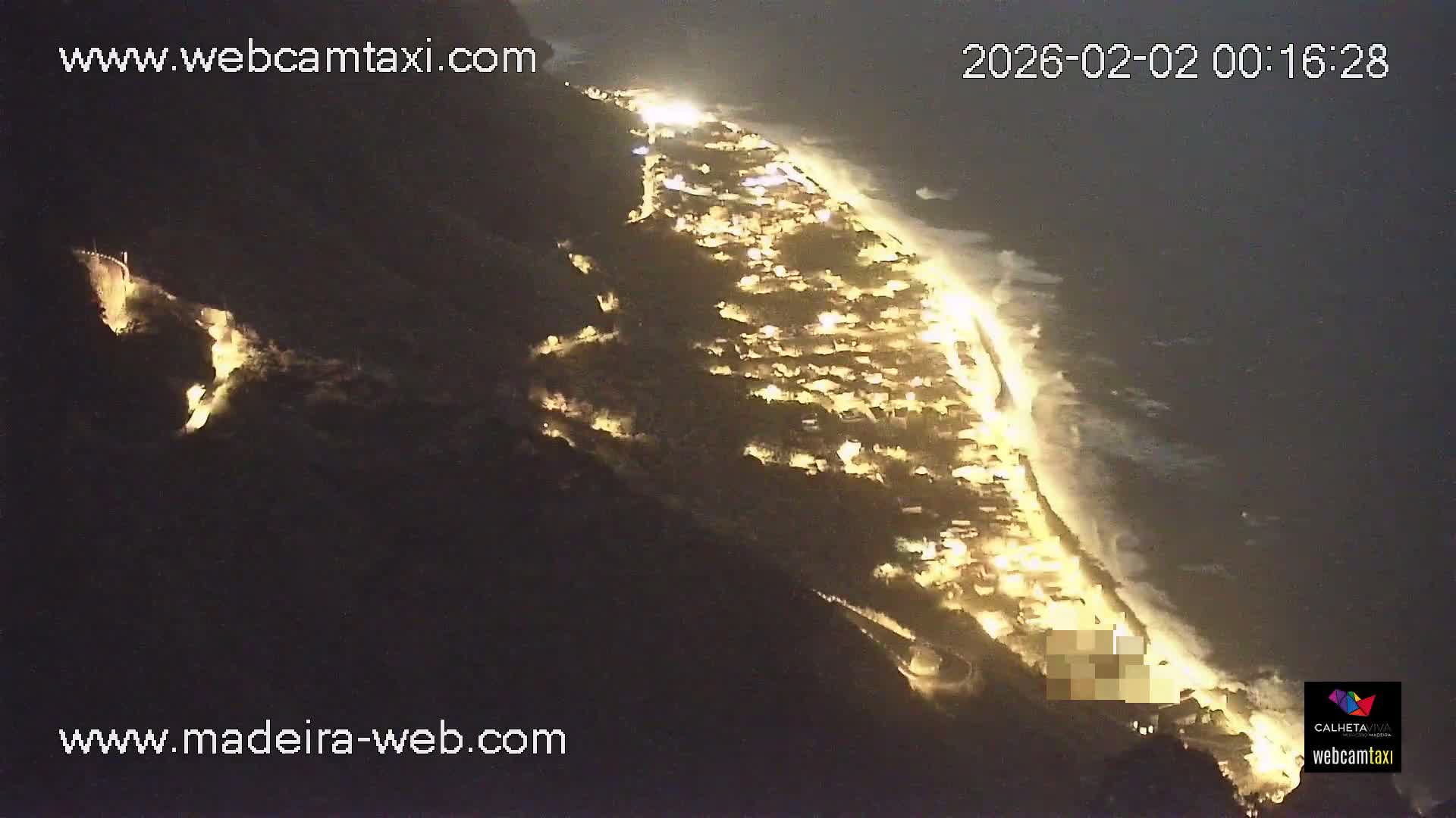 Paul do Mar Village from Faja da Ovelha Live Cam - Calheta, Madeira, Portugal
