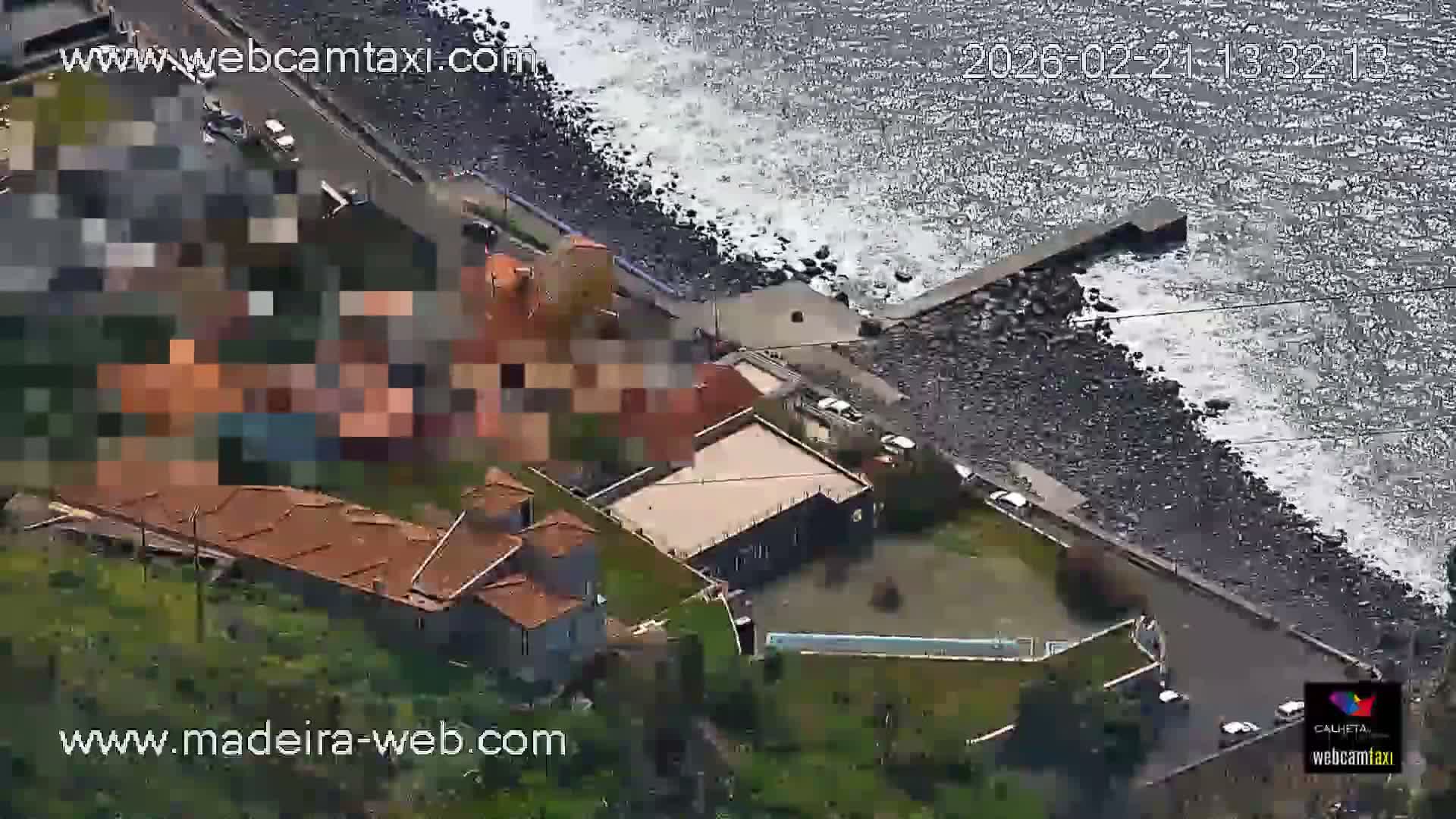 Paul do Mar Village from Faja da Ovelha Live Cam - Calheta, Madeira, Portugal