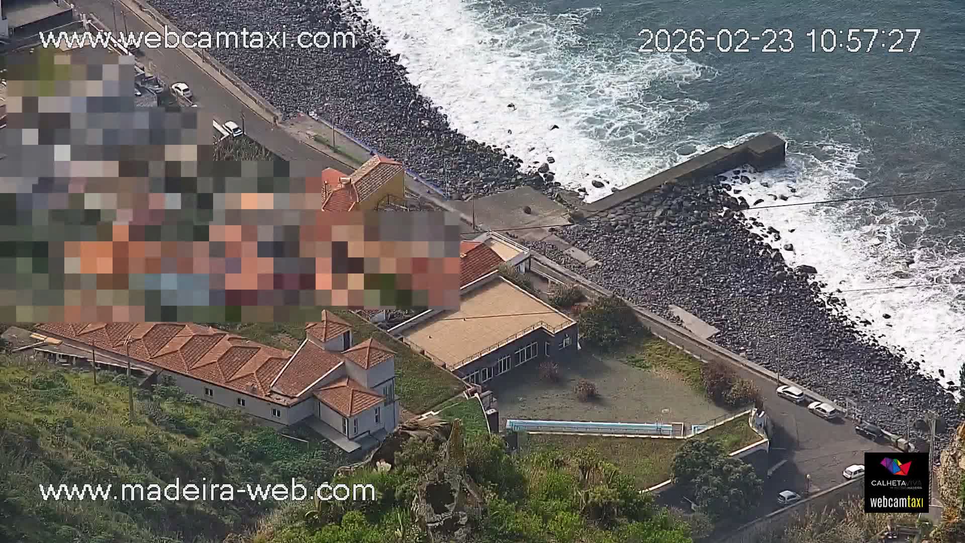 Paul do Mar Village from Faja da Ovelha Live Cam - Calheta, Madeira, Portugal