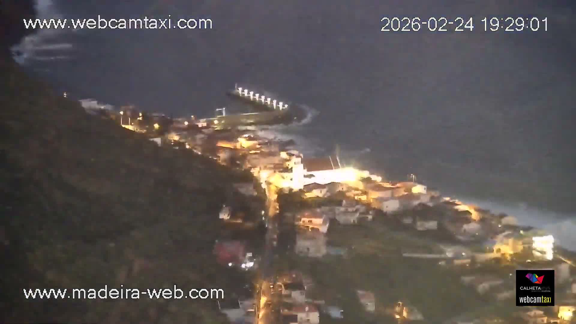 Paul do Mar Village from Faja da Ovelha Live Cam - Calheta, Madeira, Portugal