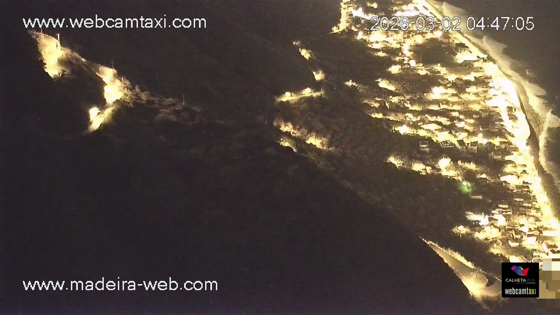 Paul do Mar Village from Faja da Ovelha Live Cam - Calheta, Madeira, Portugal