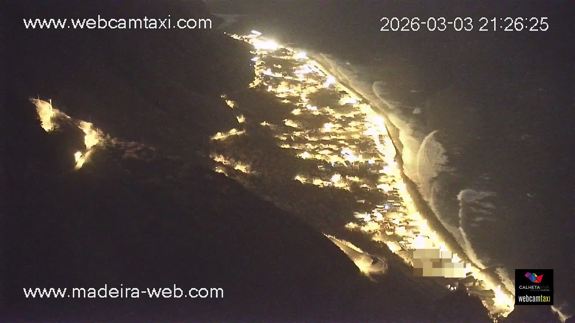 Paul do Mar Village from Faja da Ovelha Live Cam - Calheta, Madeira, Portugal
