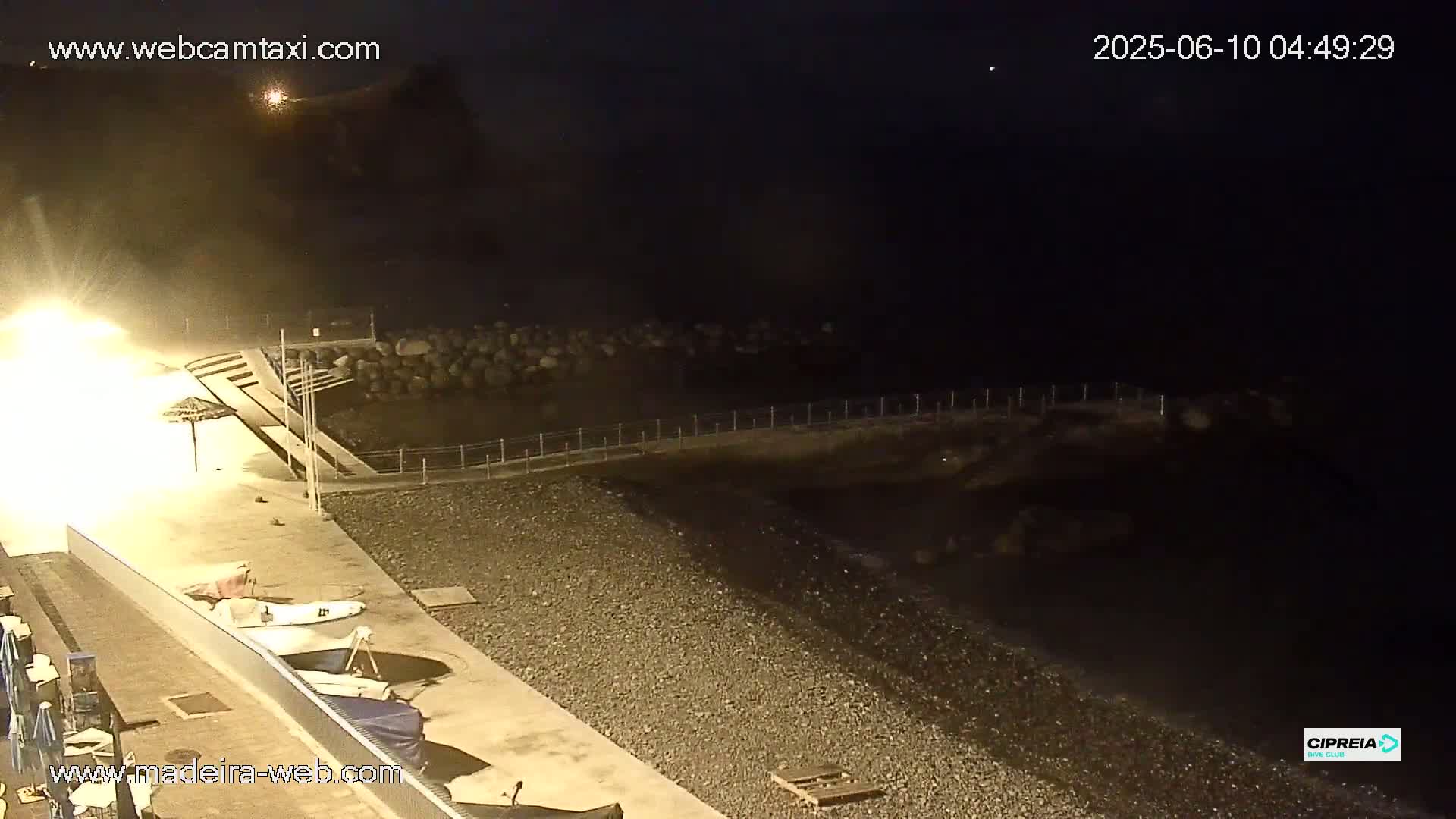 Canico, Praia dos Reis Magos Beach Live Cam, Caniço - Santa Cruz, Madeira, Portugal