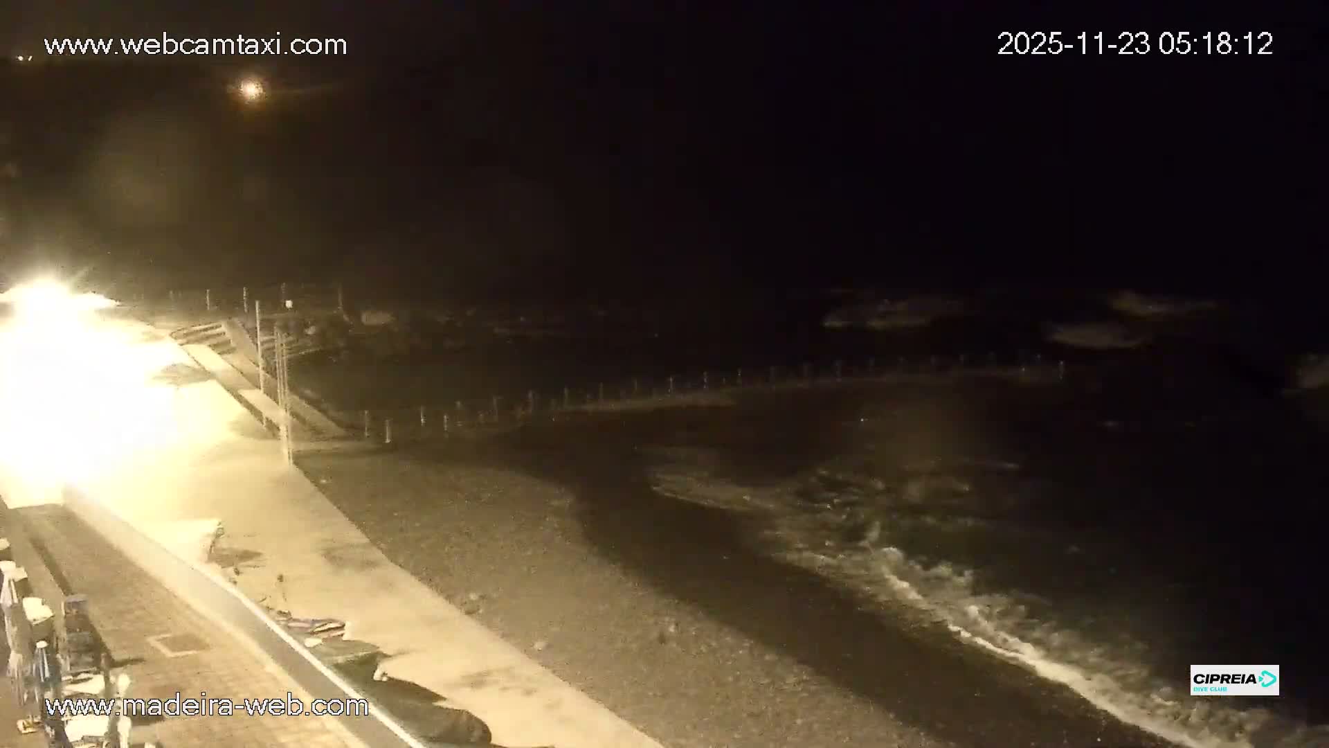 Canico, Praia dos Reis Magos Beach Live Cam, Caniço - Santa Cruz, Madeira, Portugal