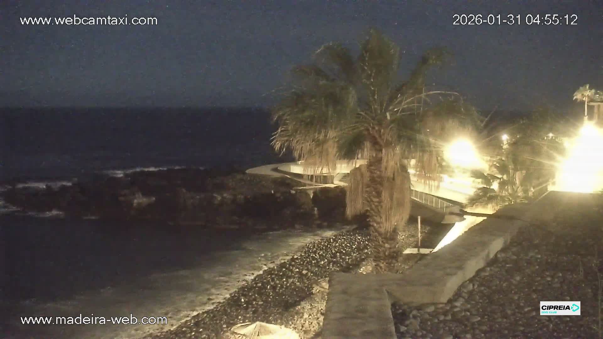 Canico, Praia dos Reis Magos Beach Live Cam, Caniço - Santa Cruz, Madeira, Portugal
