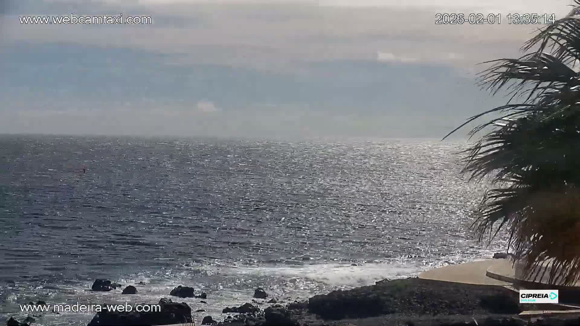 Canico, Praia dos Reis Magos Beach Live Cam, Caniço - Santa Cruz, Madeira, Portugal