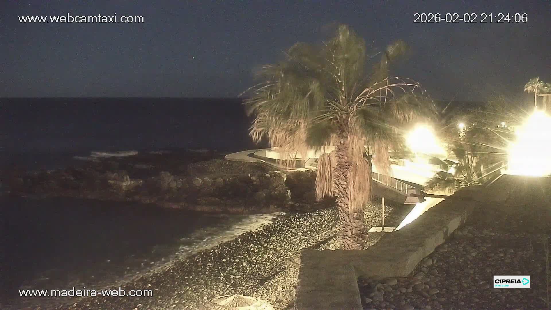 Canico, Praia dos Reis Magos Beach Live Cam, Caniço - Santa Cruz, Madeira, Portugal