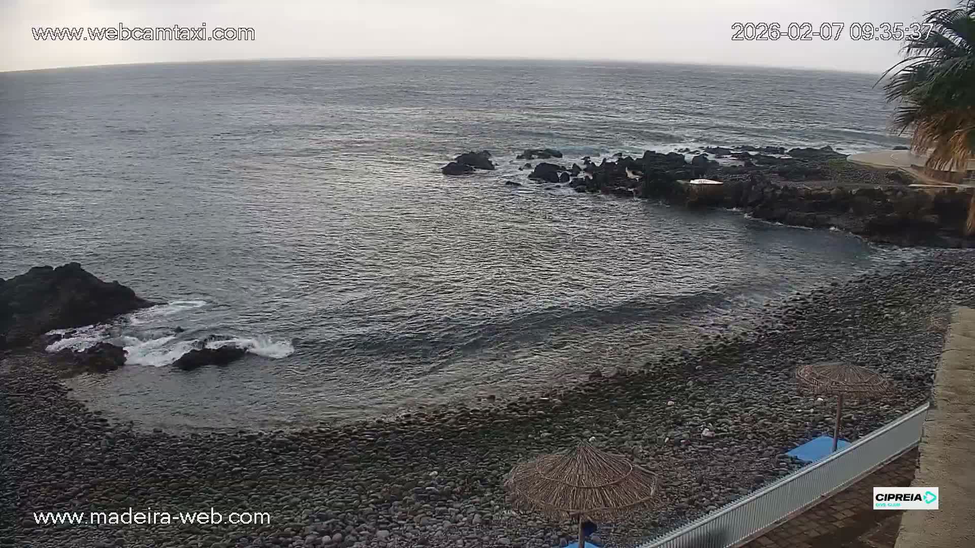 Canico, Praia dos Reis Magos Beach Live Cam, Caniço - Santa Cruz, Madeira, Portugal