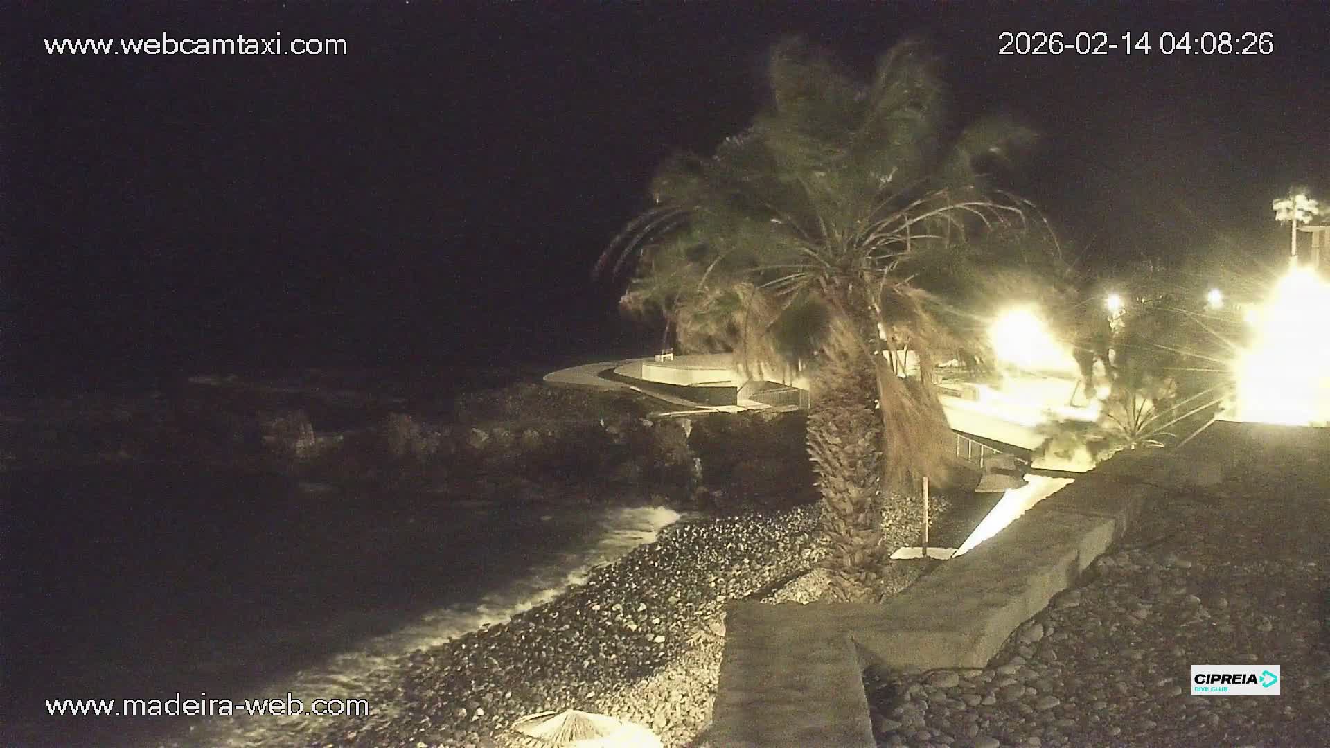 Canico, Praia dos Reis Magos Beach Live Cam, Caniço - Santa Cruz, Madeira, Portugal