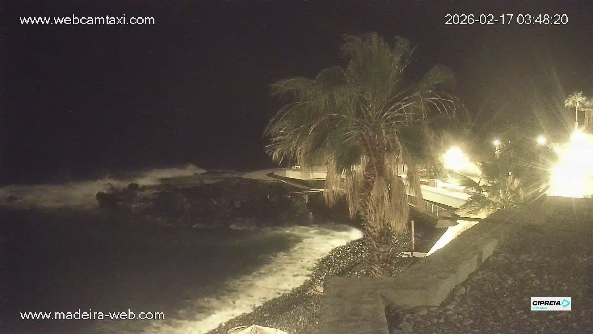 Canico, Praia dos Reis Magos Beach Live Cam, Caniço - Santa Cruz, Madeira, Portugal