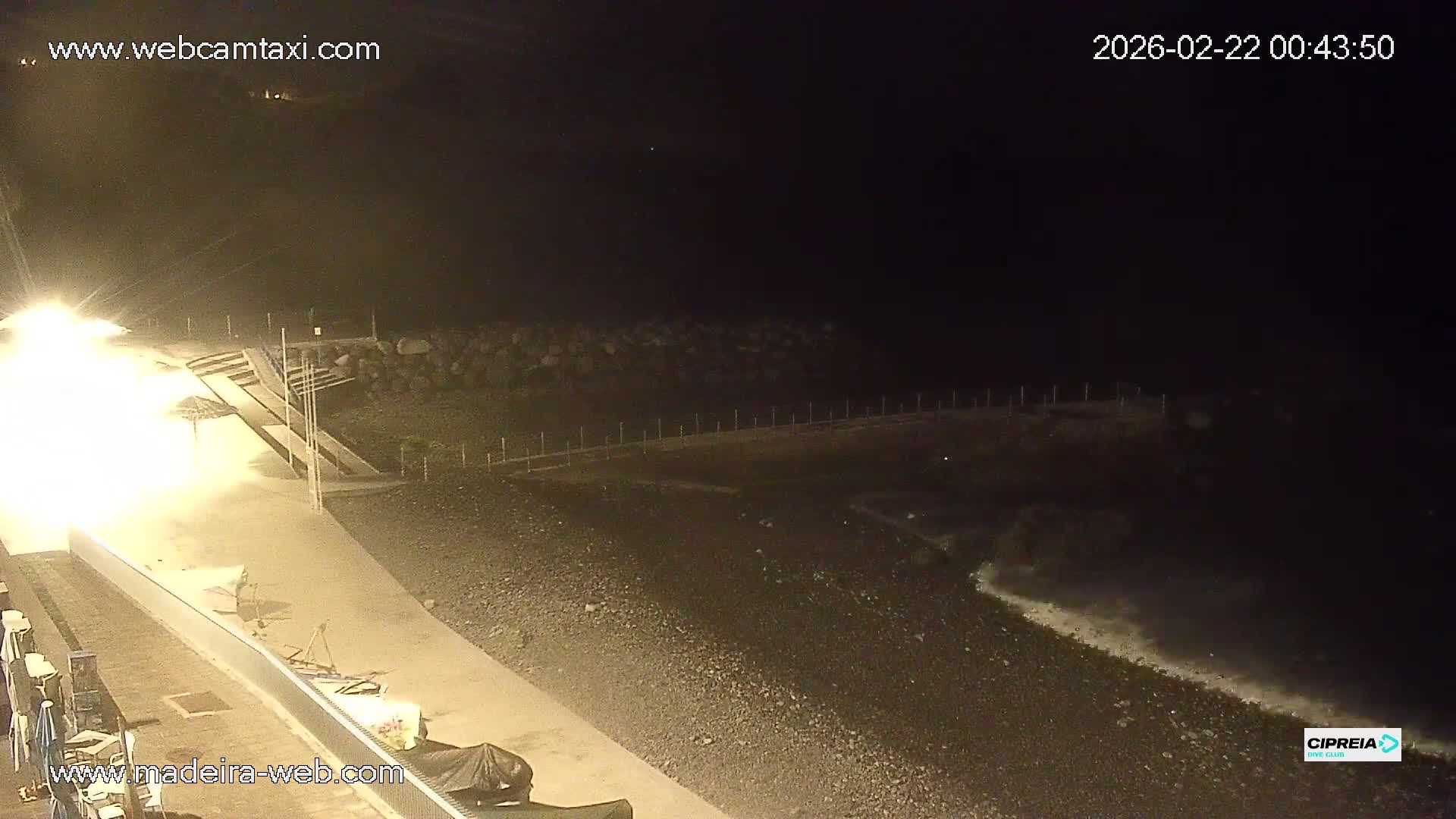 Canico, Praia dos Reis Magos Beach Live Cam, Caniço - Santa Cruz, Madeira, Portugal