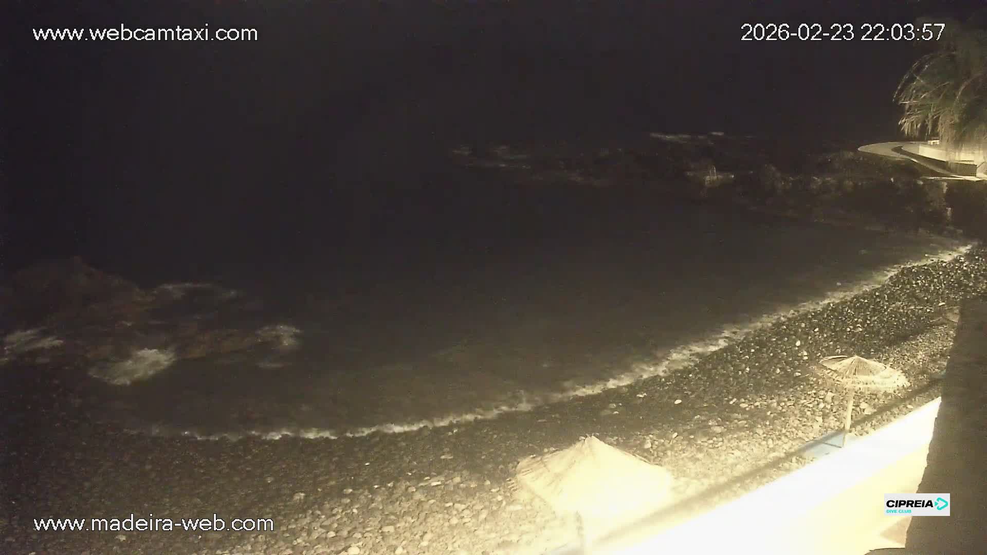Canico, Praia dos Reis Magos Beach Live Cam, Caniço - Santa Cruz, Madeira, Portugal