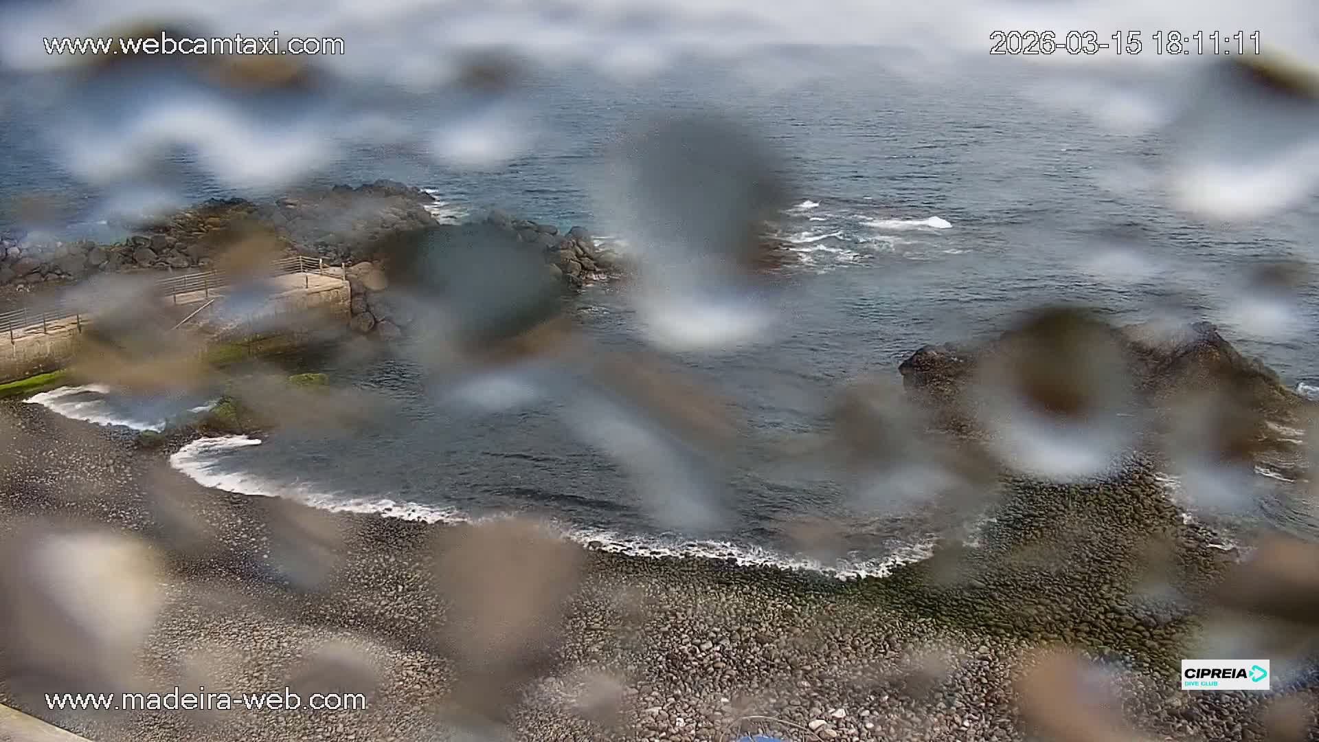 Canico, Praia dos Reis Magos Beach Live Cam, Caniço - Santa Cruz, Madeira, Portugal