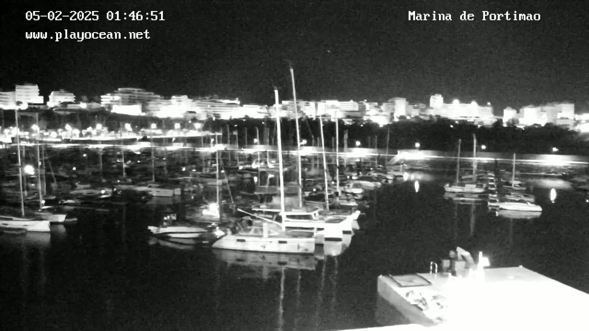 Portiamo City from Marina de Portimão Live Cam - Faro, Algarve, Portugal