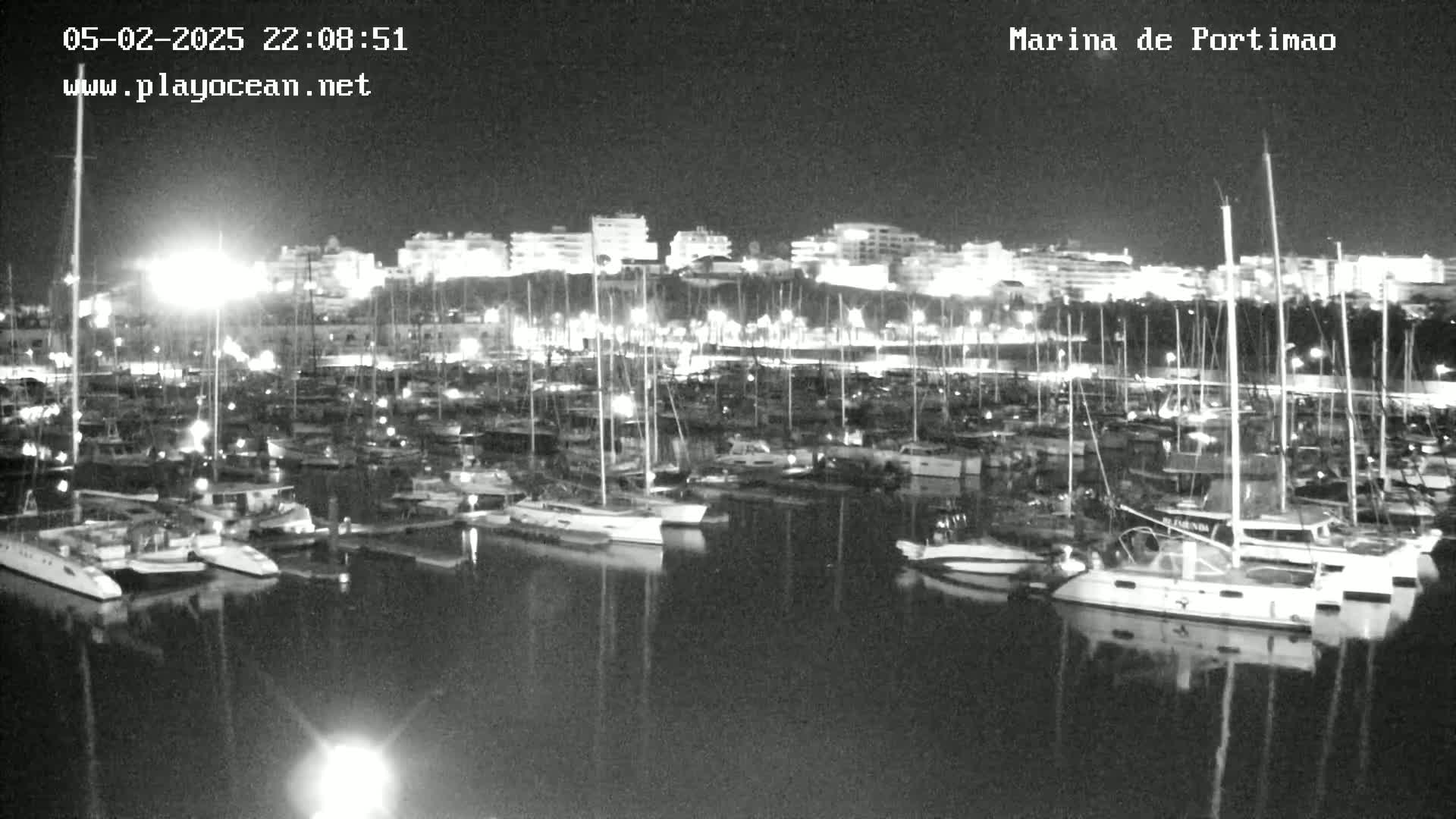 Portiamo City from Marina de Portimão Live Cam - Faro, Algarve, Portugal