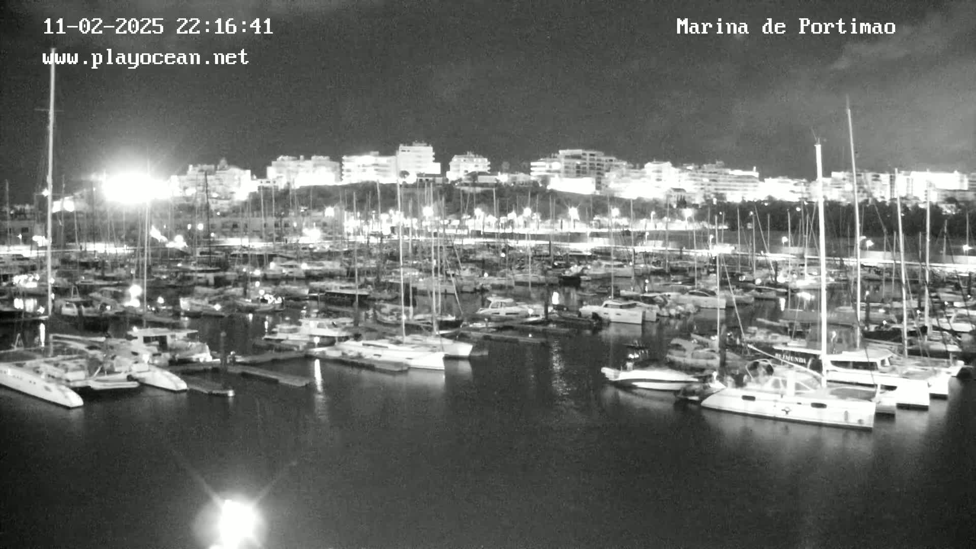 Portiamo City from Marina de Portimão Live Cam - Faro, Algarve, Portugal