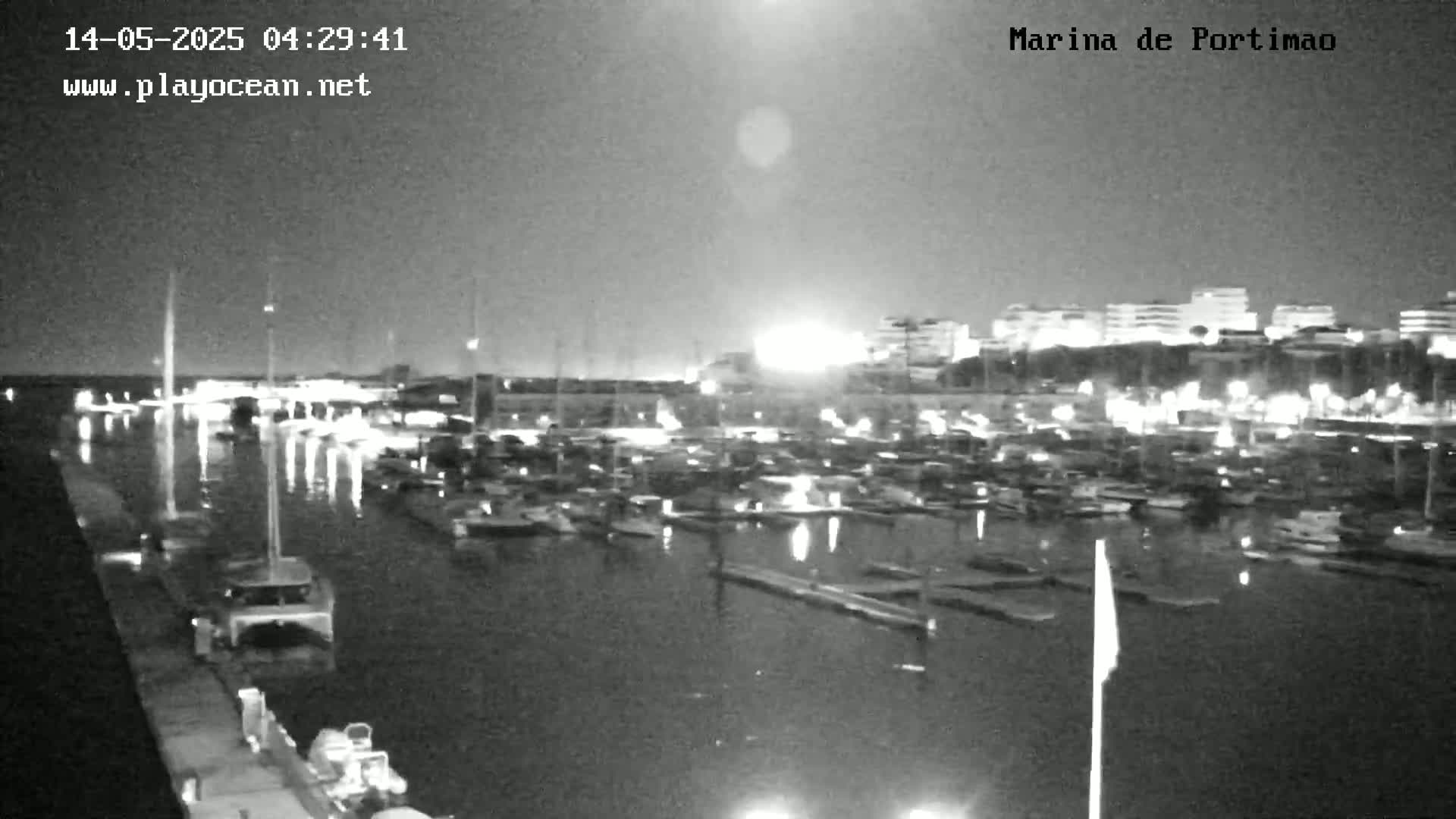 Portiamo City from Marina de Portimão Live Cam - Faro, Algarve, Portugal