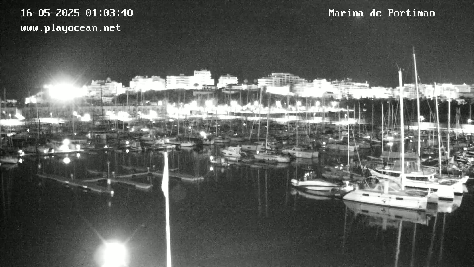 Portiamo City from Marina de Portimão Live Cam - Faro, Algarve, Portugal