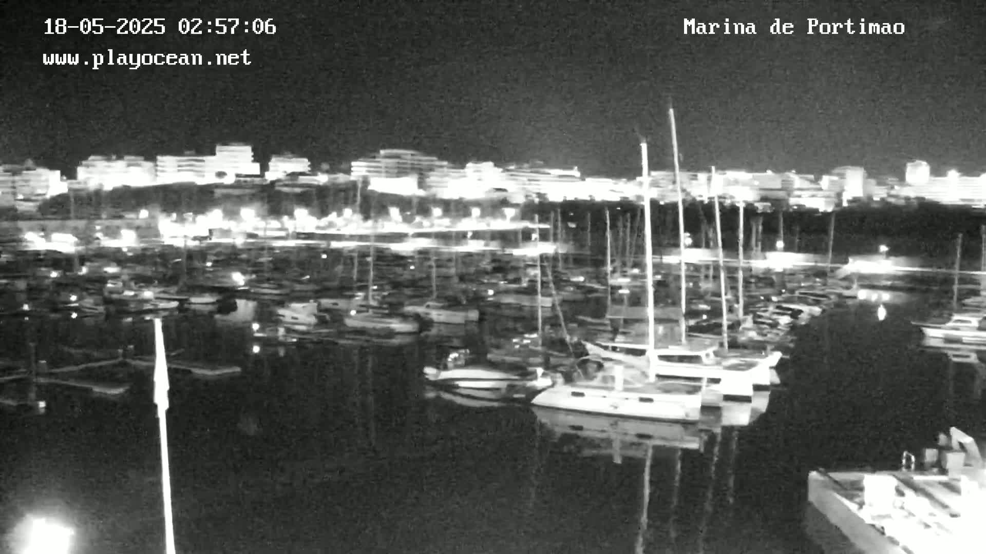 Portiamo City from Marina de Portimão Live Cam - Faro, Algarve, Portugal