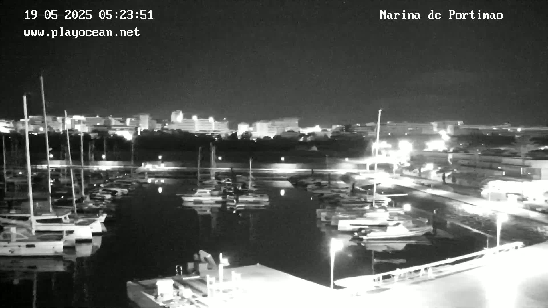Portiamo City from Marina de Portimão Live Cam - Faro, Algarve, Portugal