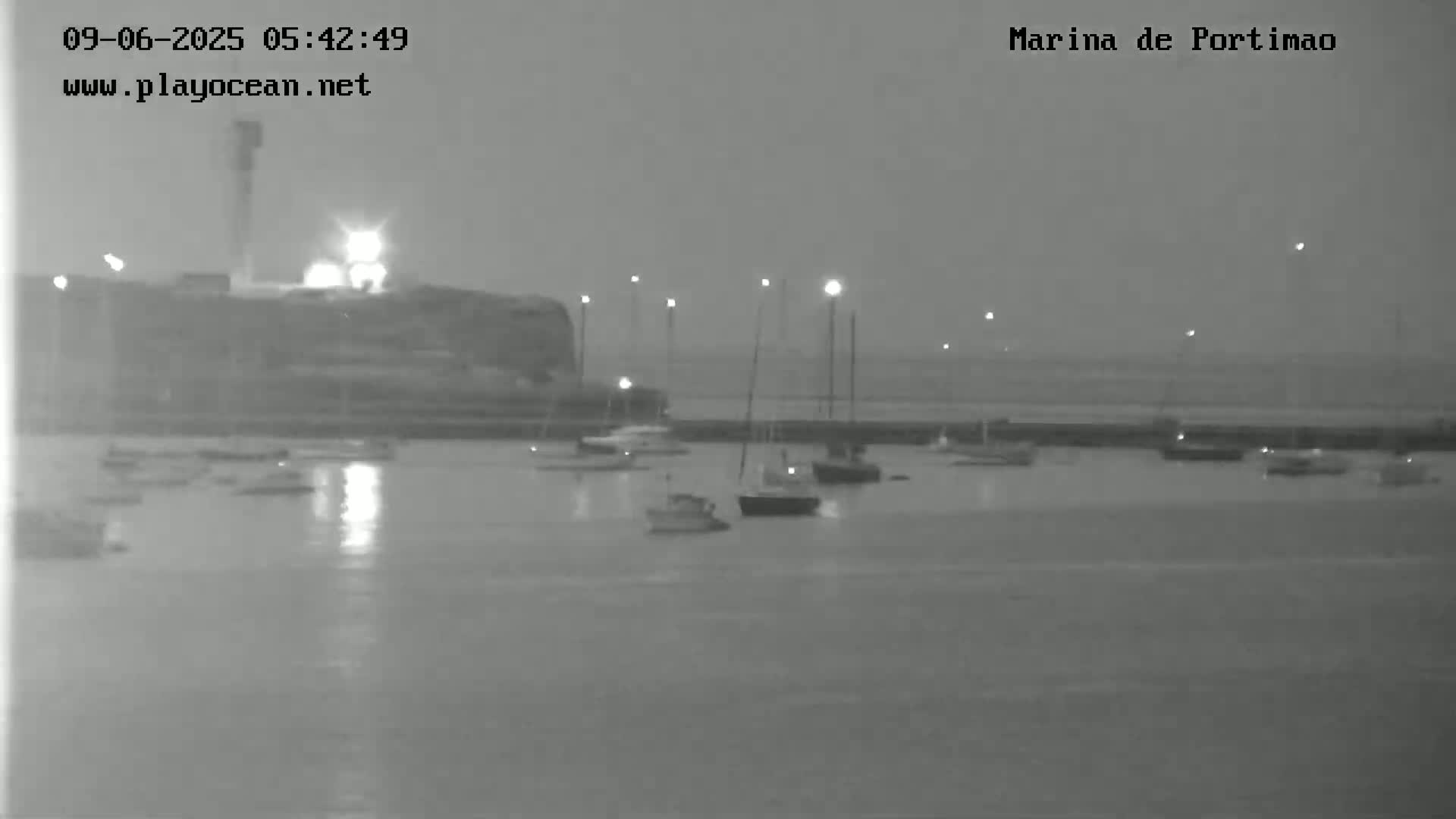 Portiamo City from Marina de Portimão Live Cam - Faro, Algarve, Portugal