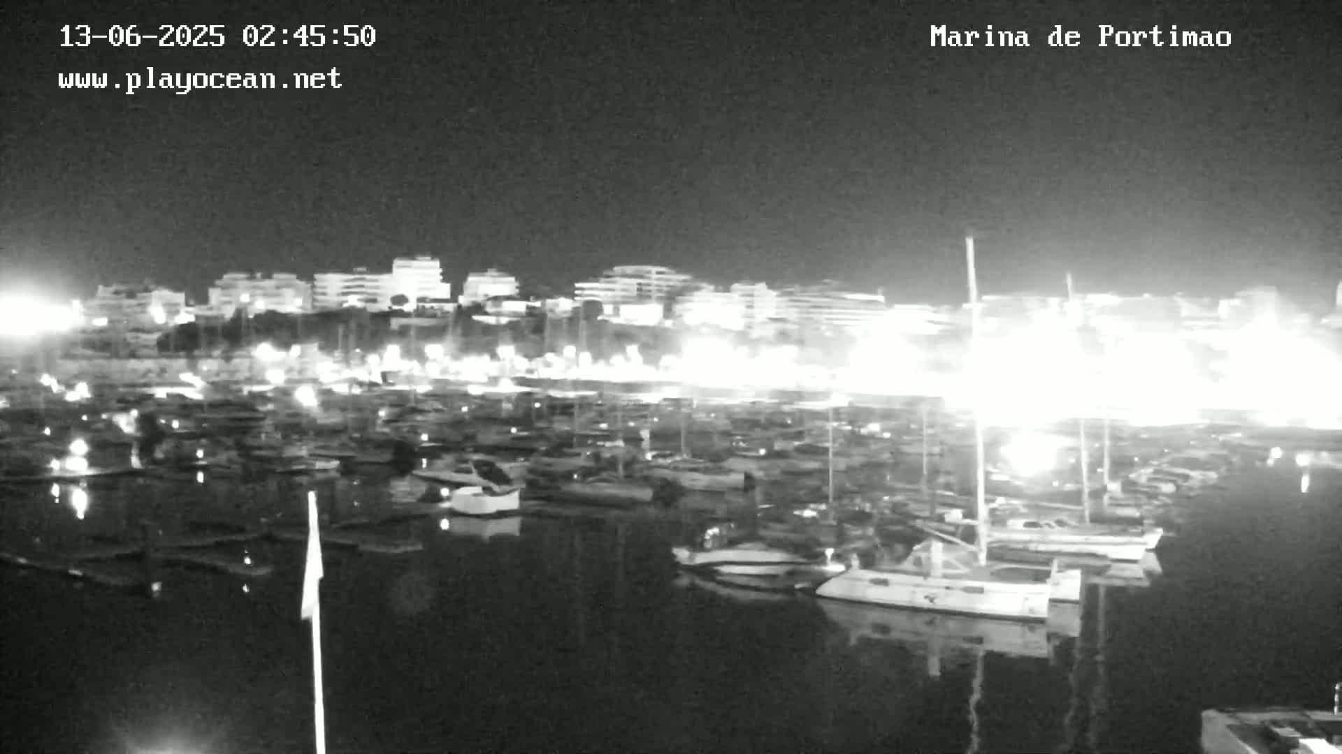 Portiamo City from Marina de Portimão Live Cam - Faro, Algarve, Portugal