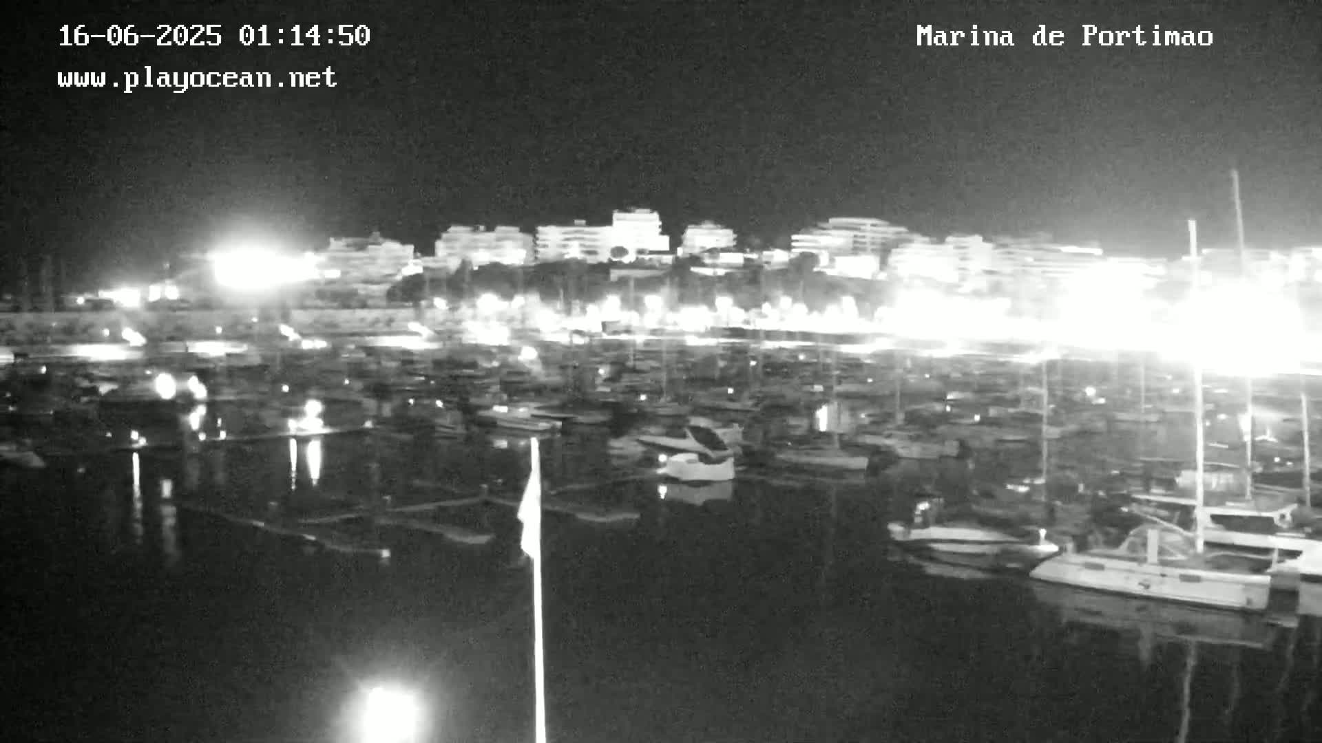 Portiamo City from Marina de Portimão Live Cam - Faro, Algarve, Portugal