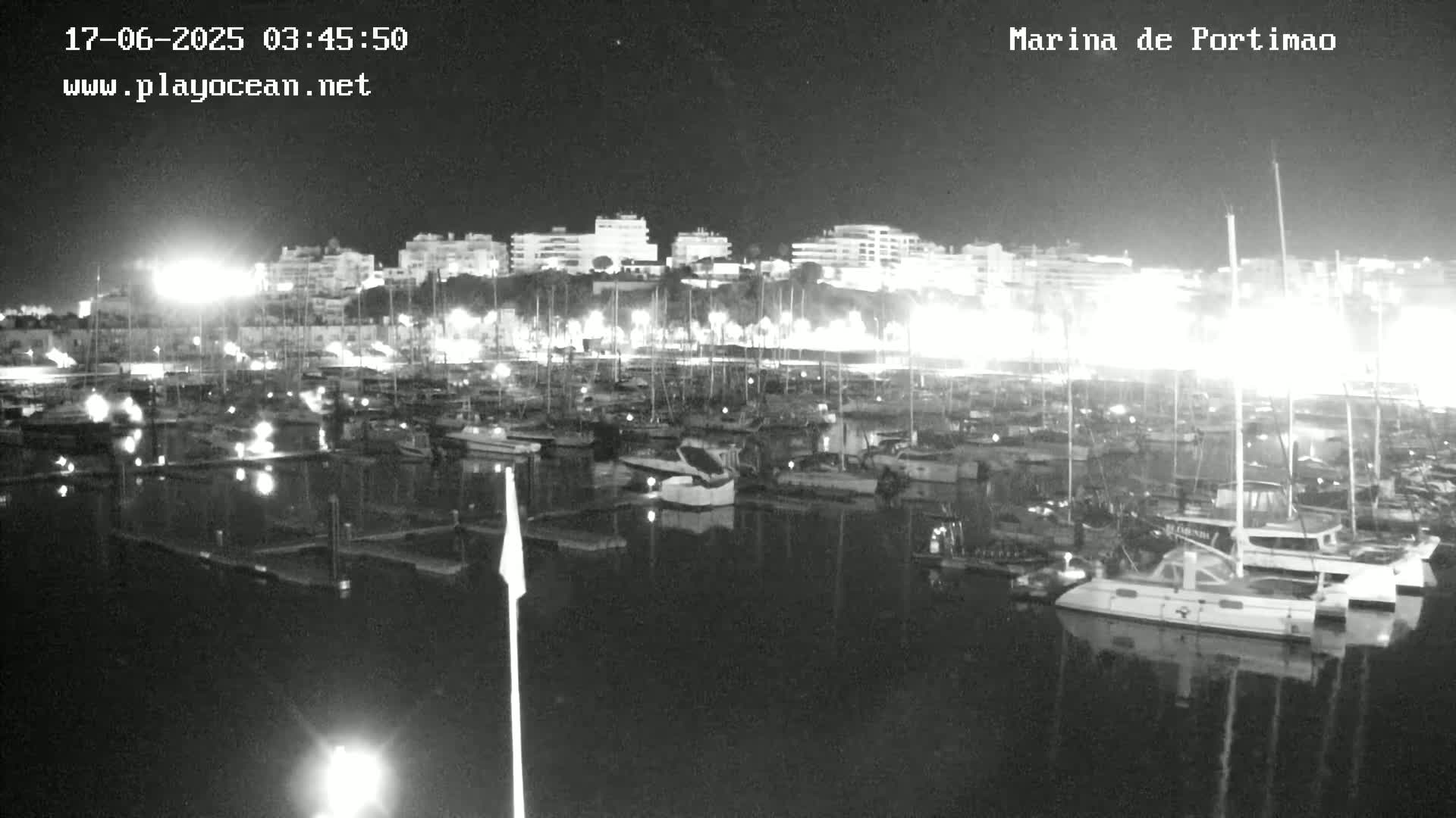 Portiamo City from Marina de Portimão Live Cam - Faro, Algarve, Portugal