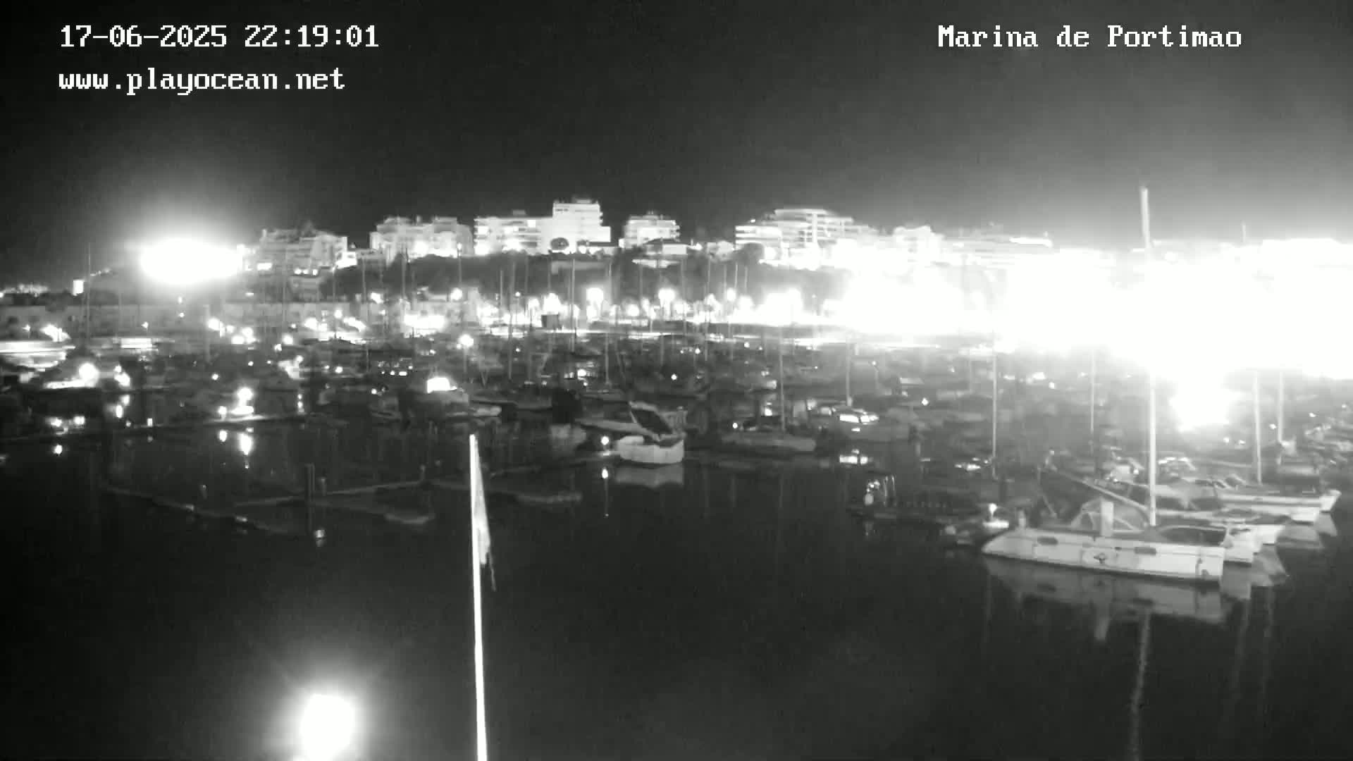 Portiamo City from Marina de Portimão Live Cam - Faro, Algarve, Portugal