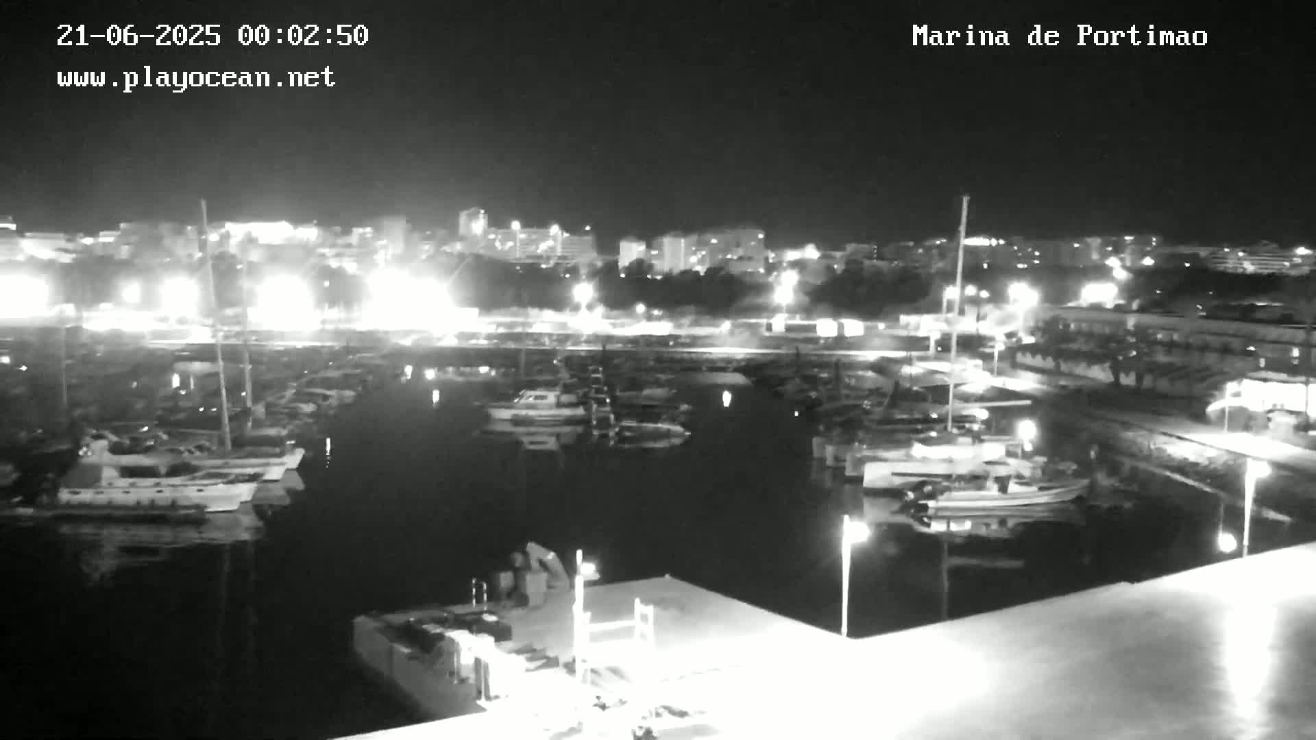 Portiamo City from Marina de Portimão Live Cam - Faro, Algarve, Portugal