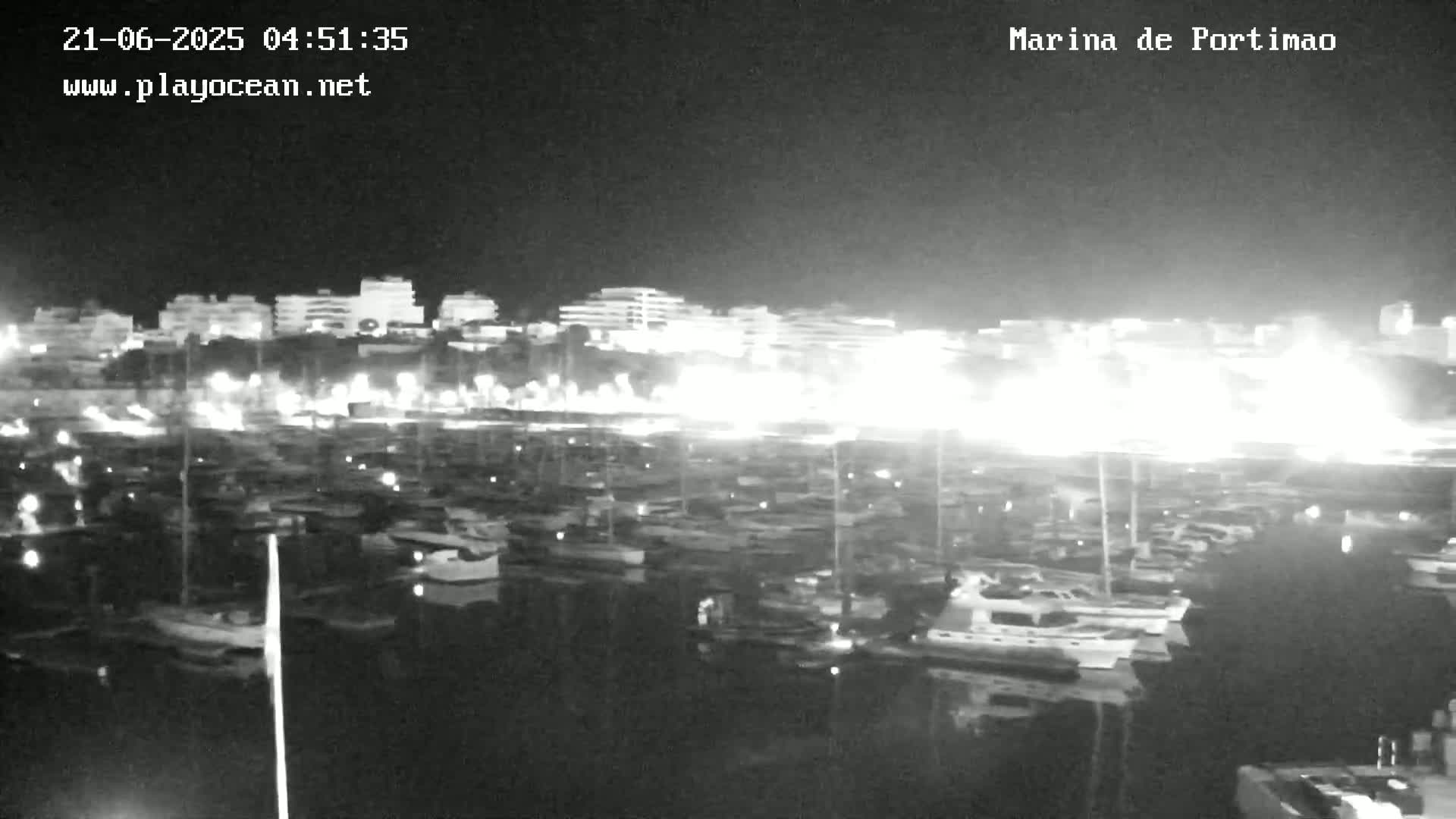 Portiamo City from Marina de Portimão Live Cam - Faro, Algarve, Portugal