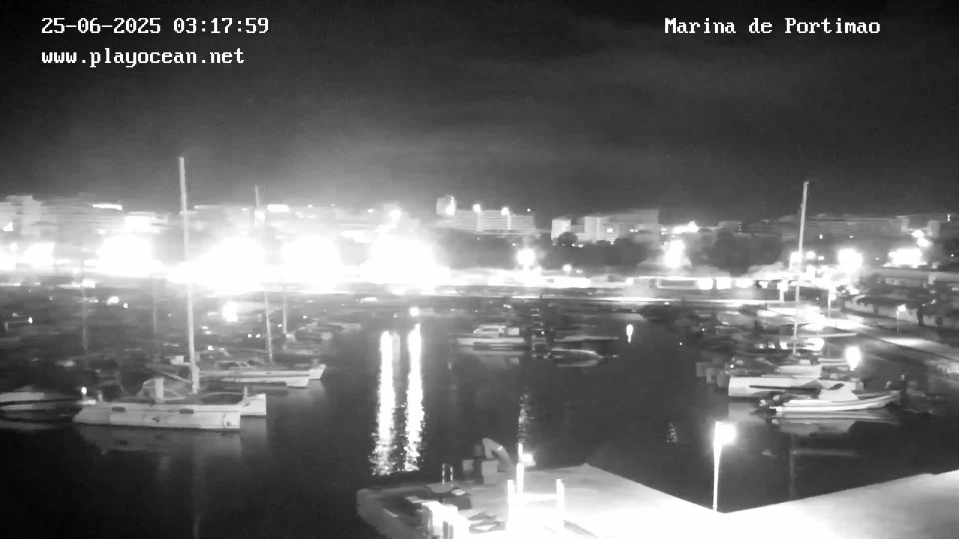 Portiamo City from Marina de Portimão Live Cam - Faro, Algarve, Portugal