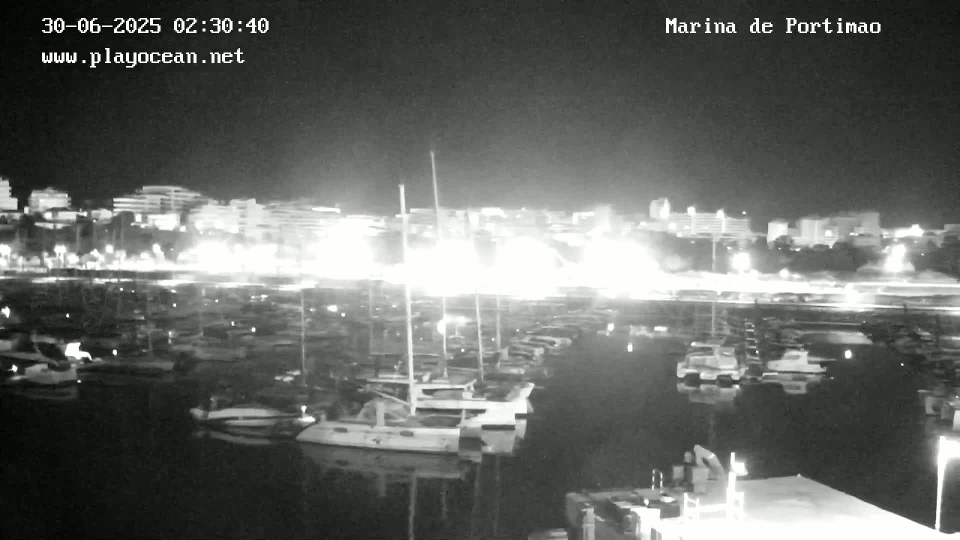 Portiamo City from Marina de Portimão Live Cam - Faro, Algarve, Portugal