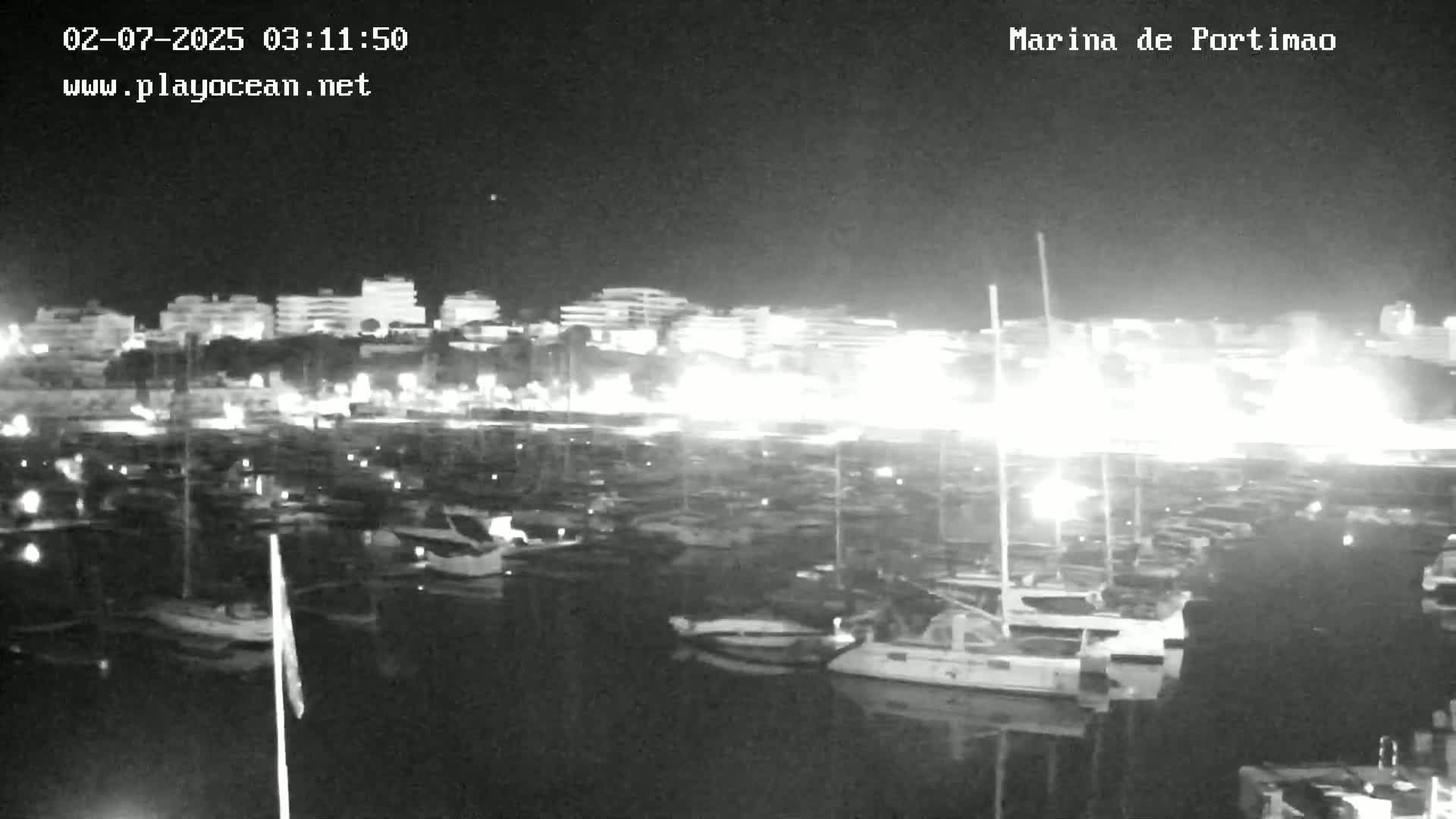 Portiamo City from Marina de Portimão Live Cam - Faro, Algarve, Portugal