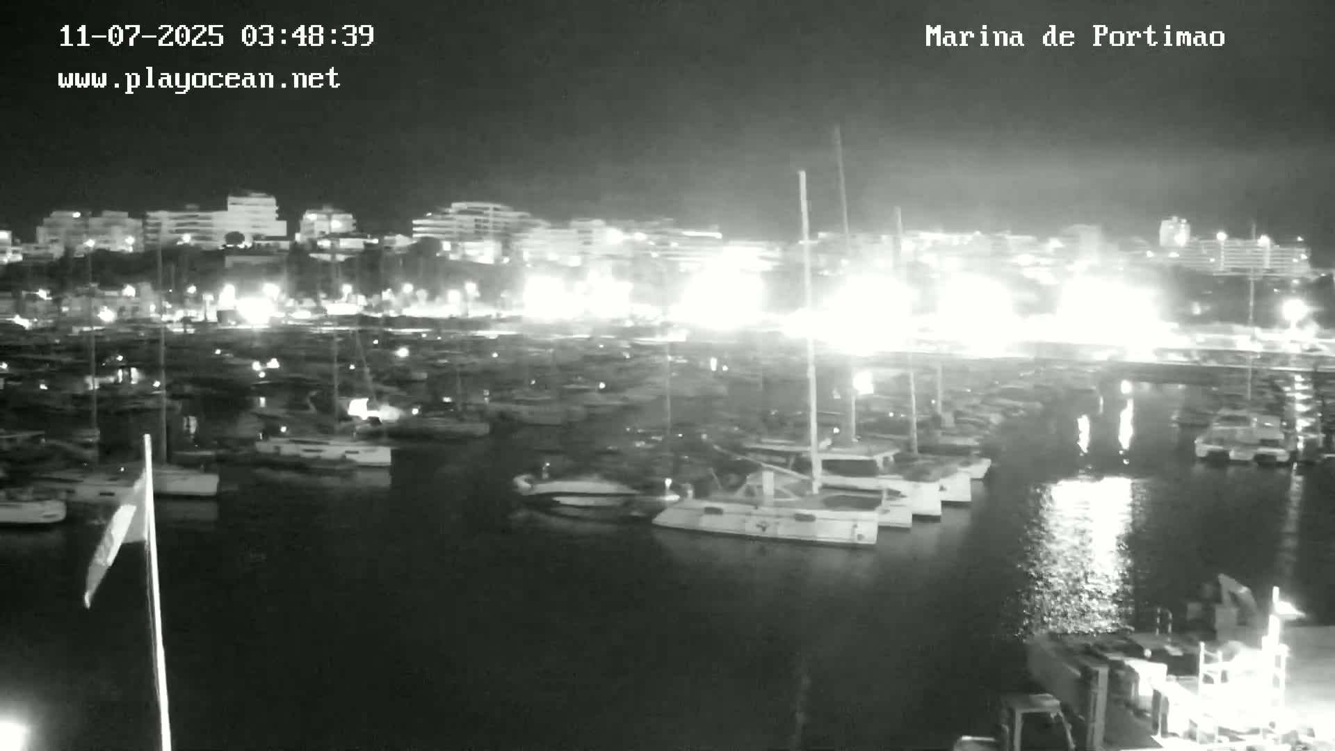 Portiamo City from Marina de Portimão Live Cam - Faro, Algarve, Portugal