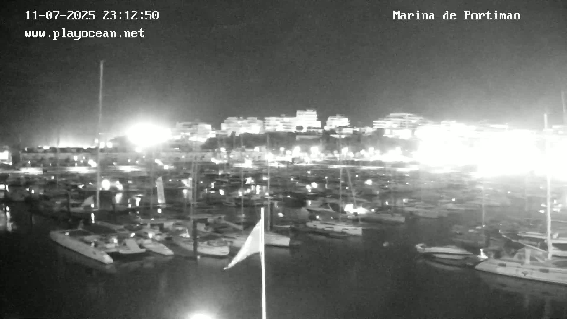 Portiamo City from Marina de Portimão Live Cam - Faro, Algarve, Portugal