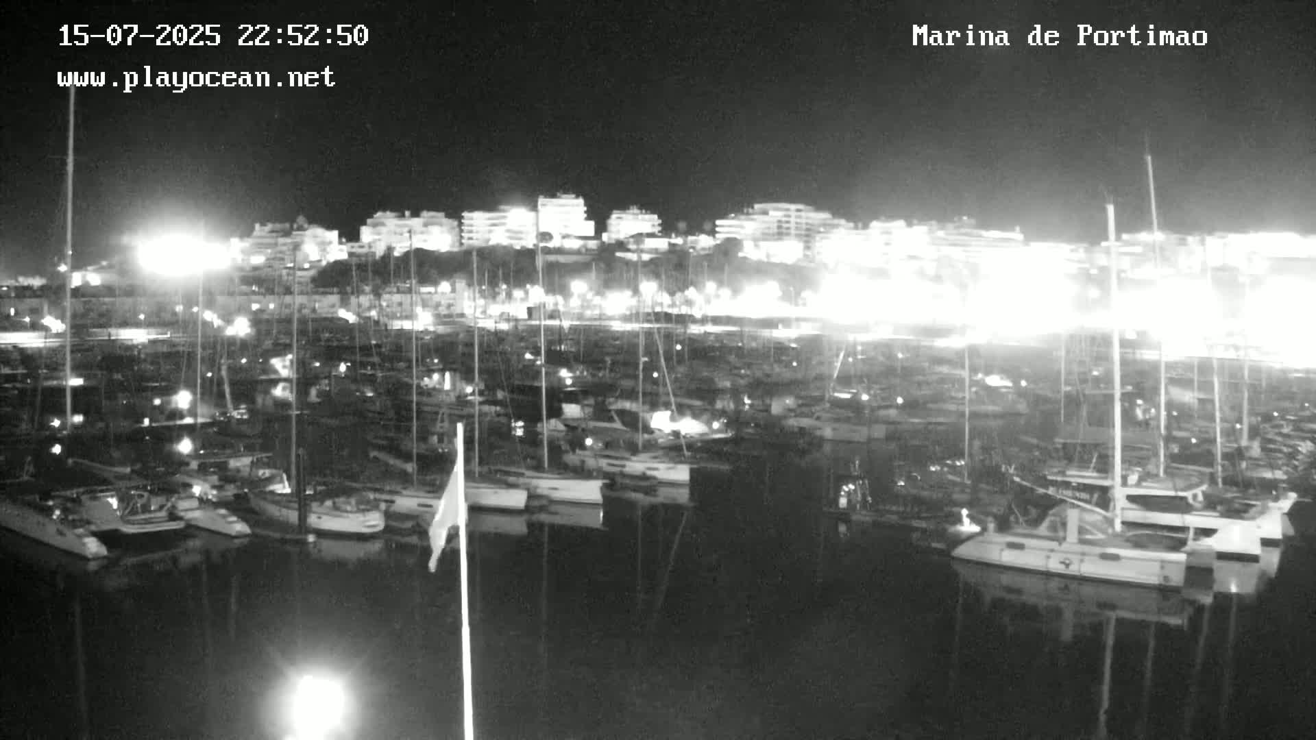 Portiamo City from Marina de Portimão Live Cam - Faro, Algarve, Portugal
