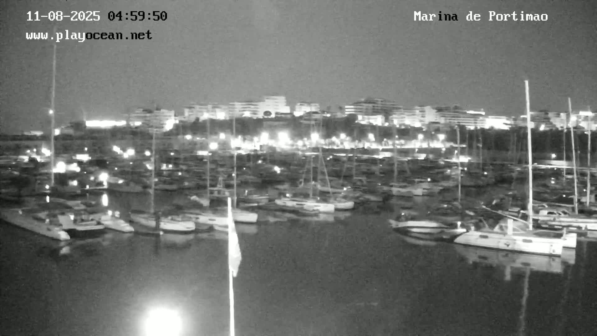 Portiamo City from Marina de Portimão Live Cam - Faro, Algarve, Portugal