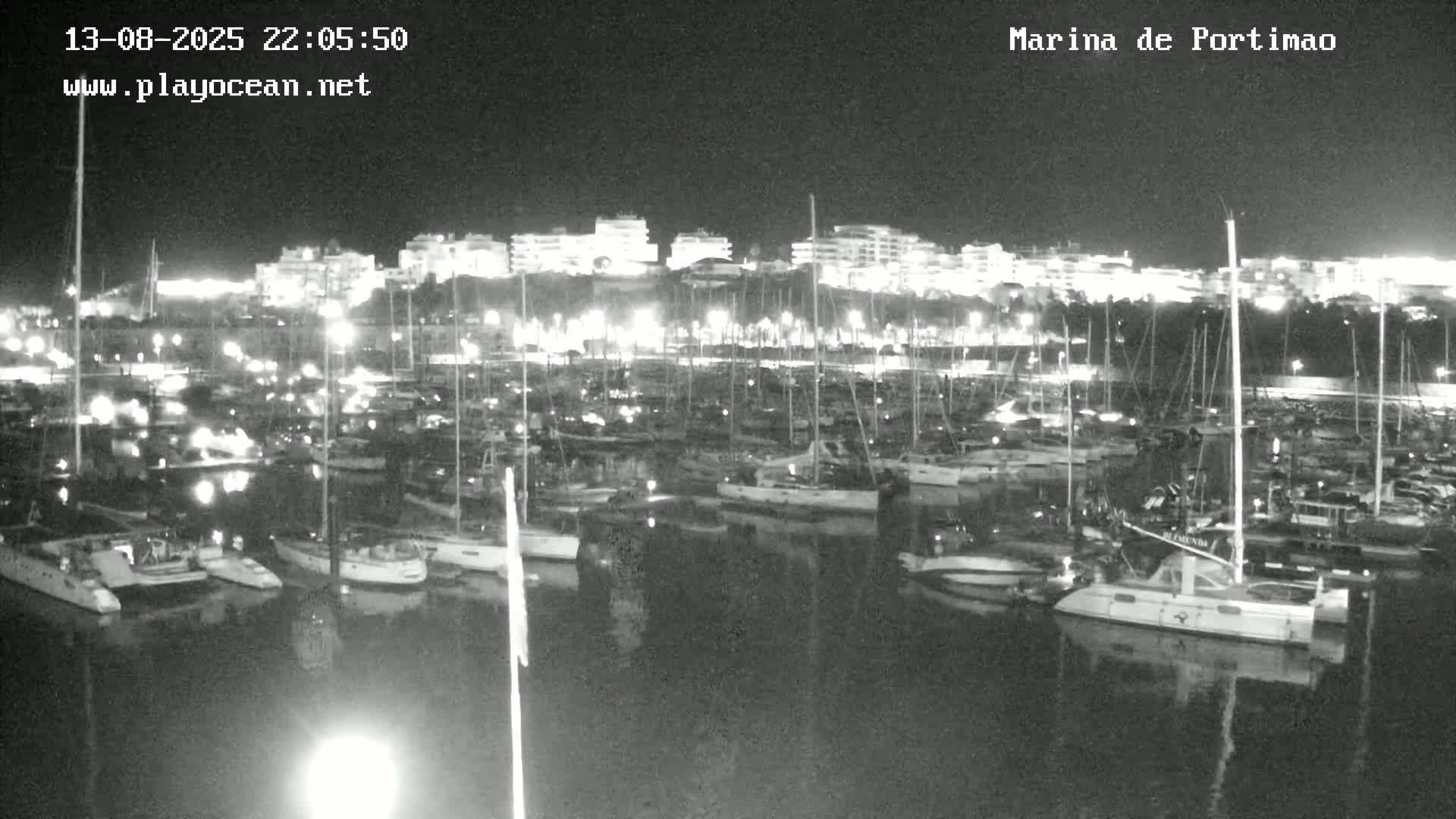 Portiamo City from Marina de Portimão Live Cam - Faro, Algarve, Portugal