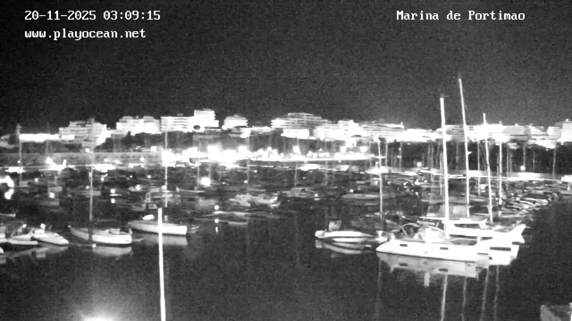 Portiamo City from Marina de Portimão Live Cam - Faro, Algarve, Portugal