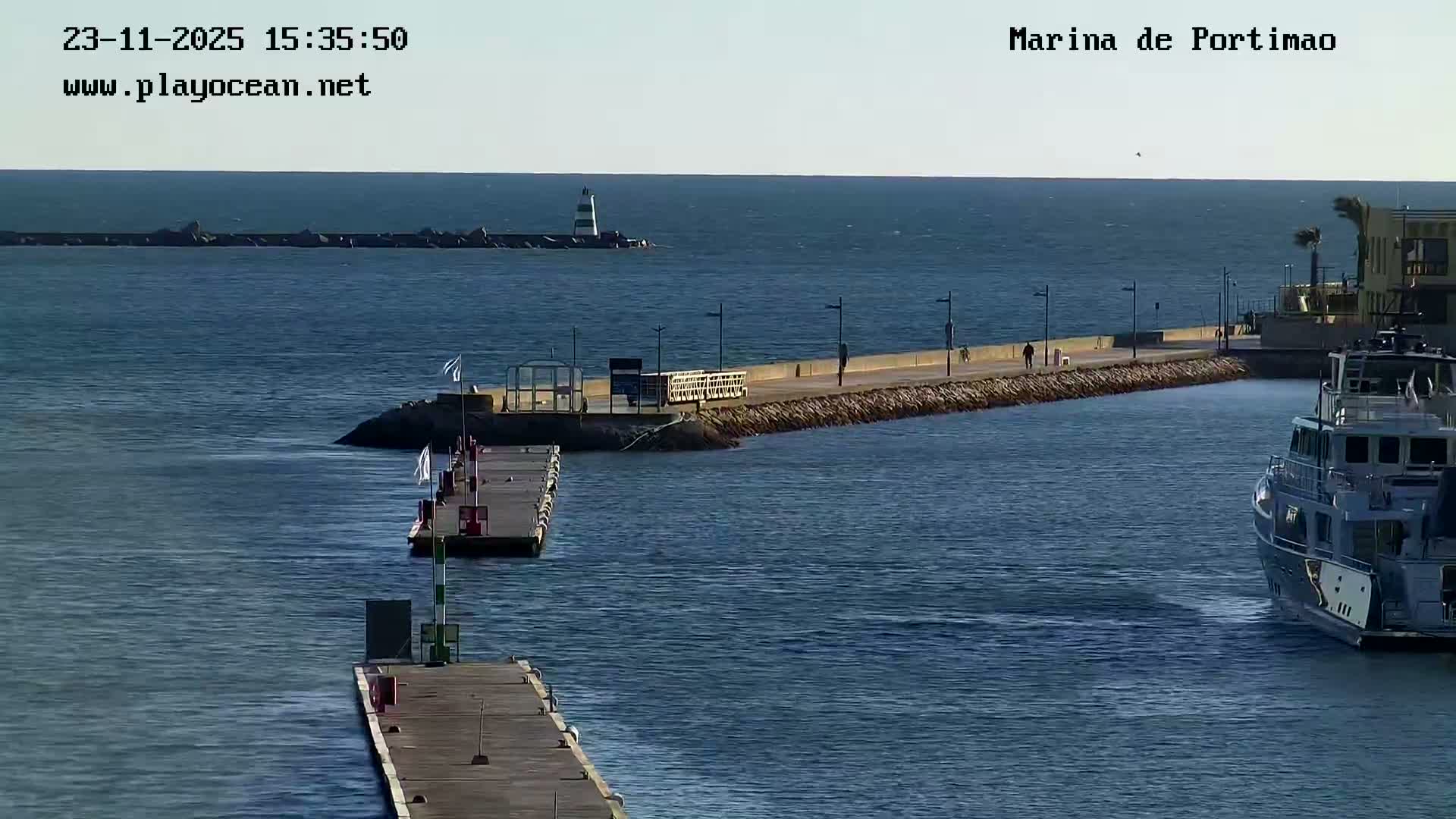 Portiamo City from Marina de Portimão Live Cam - Faro, Algarve, Portugal