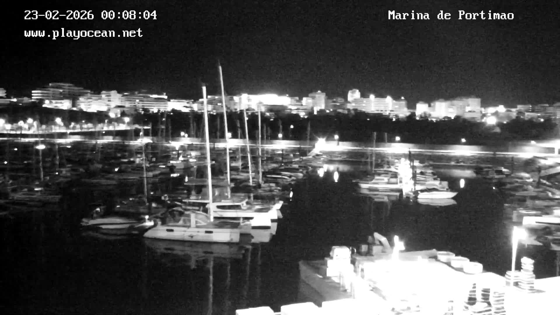 Portiamo City from Marina de Portimão Live Cam - Faro, Algarve, Portugal