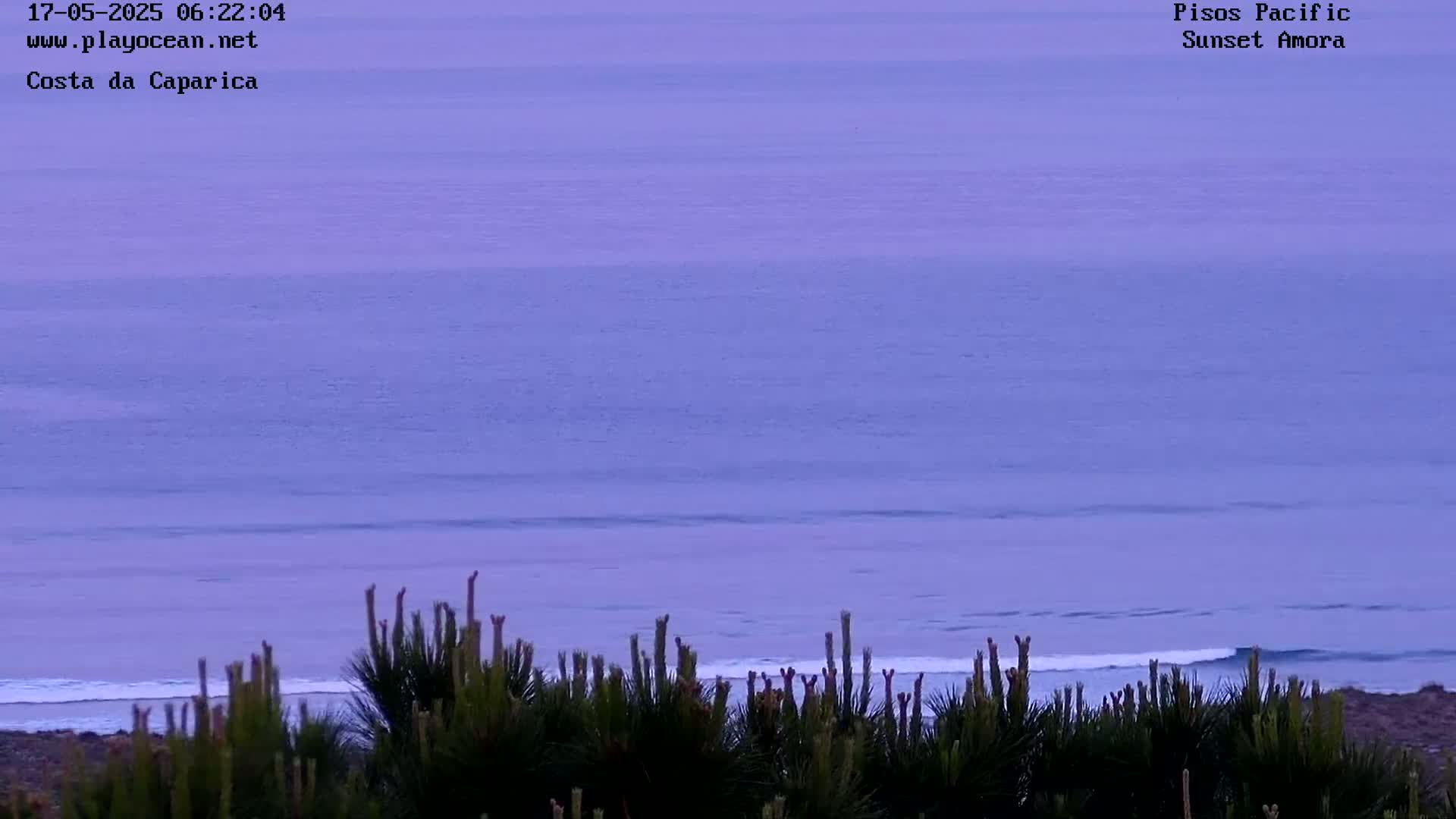Costa da Caparica Coast Line & Atlantic Ocean Live Cam - Almada, Setubal, Portugal