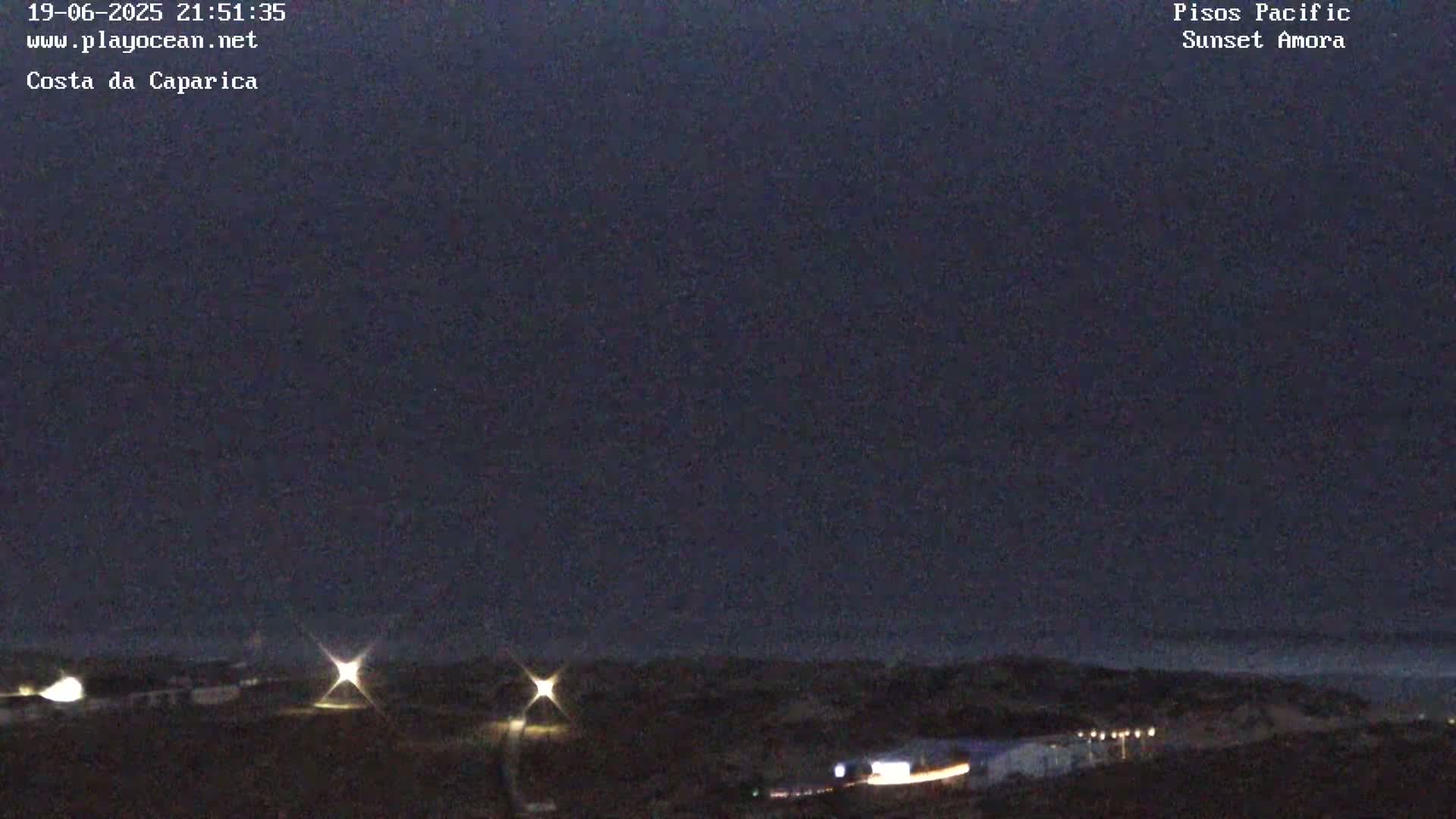 Costa da Caparica Coast Line & Atlantic Ocean Live Cam - Almada, Setubal, Portugal