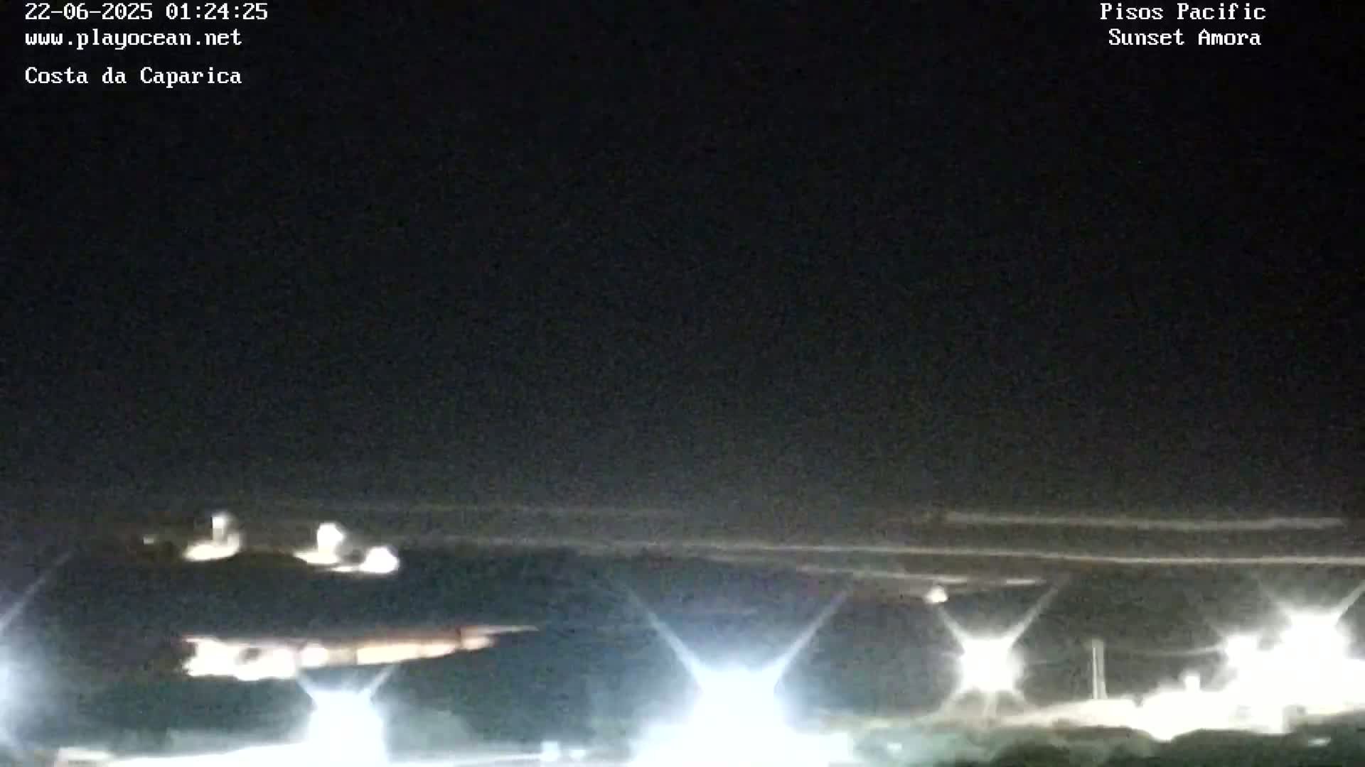 Costa da Caparica Coast Line & Atlantic Ocean Live Cam - Almada, Setubal, Portugal
