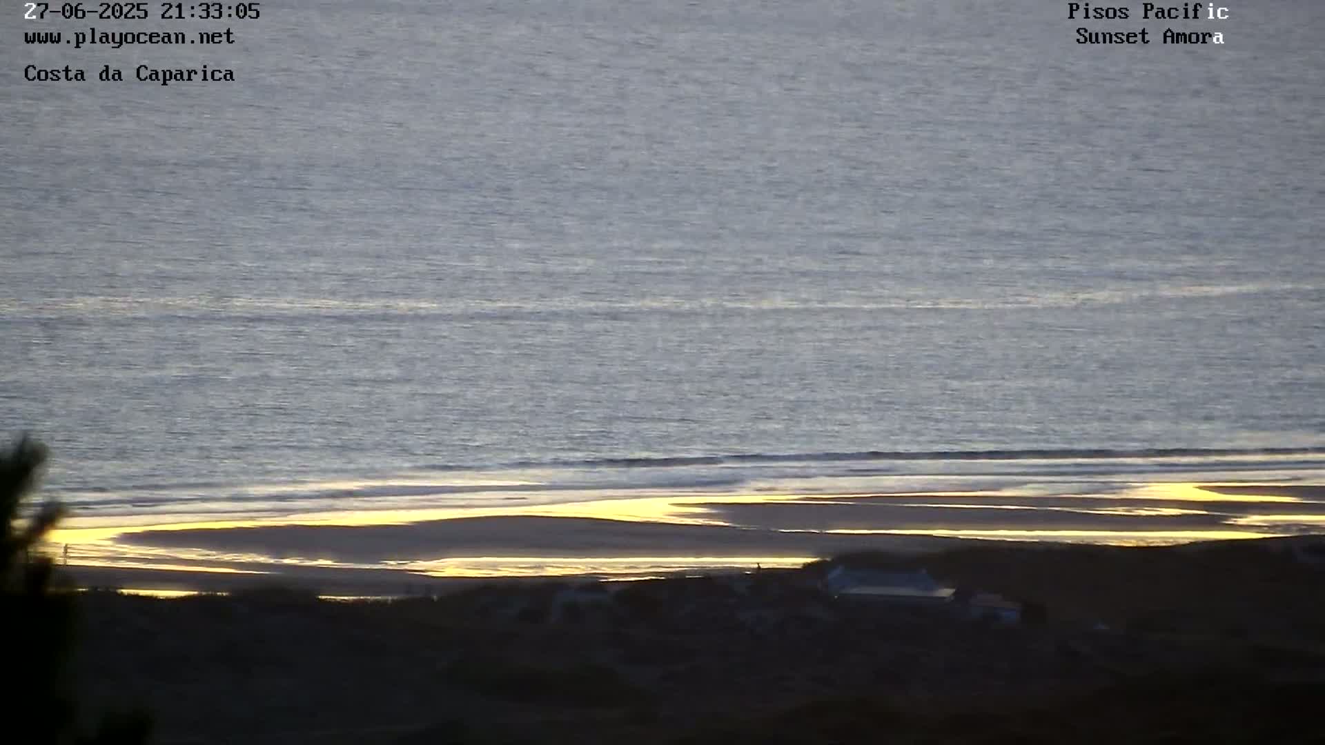 Costa da Caparica Coast Line & Atlantic Ocean Live Cam - Almada, Setubal, Lisbon, Portugal