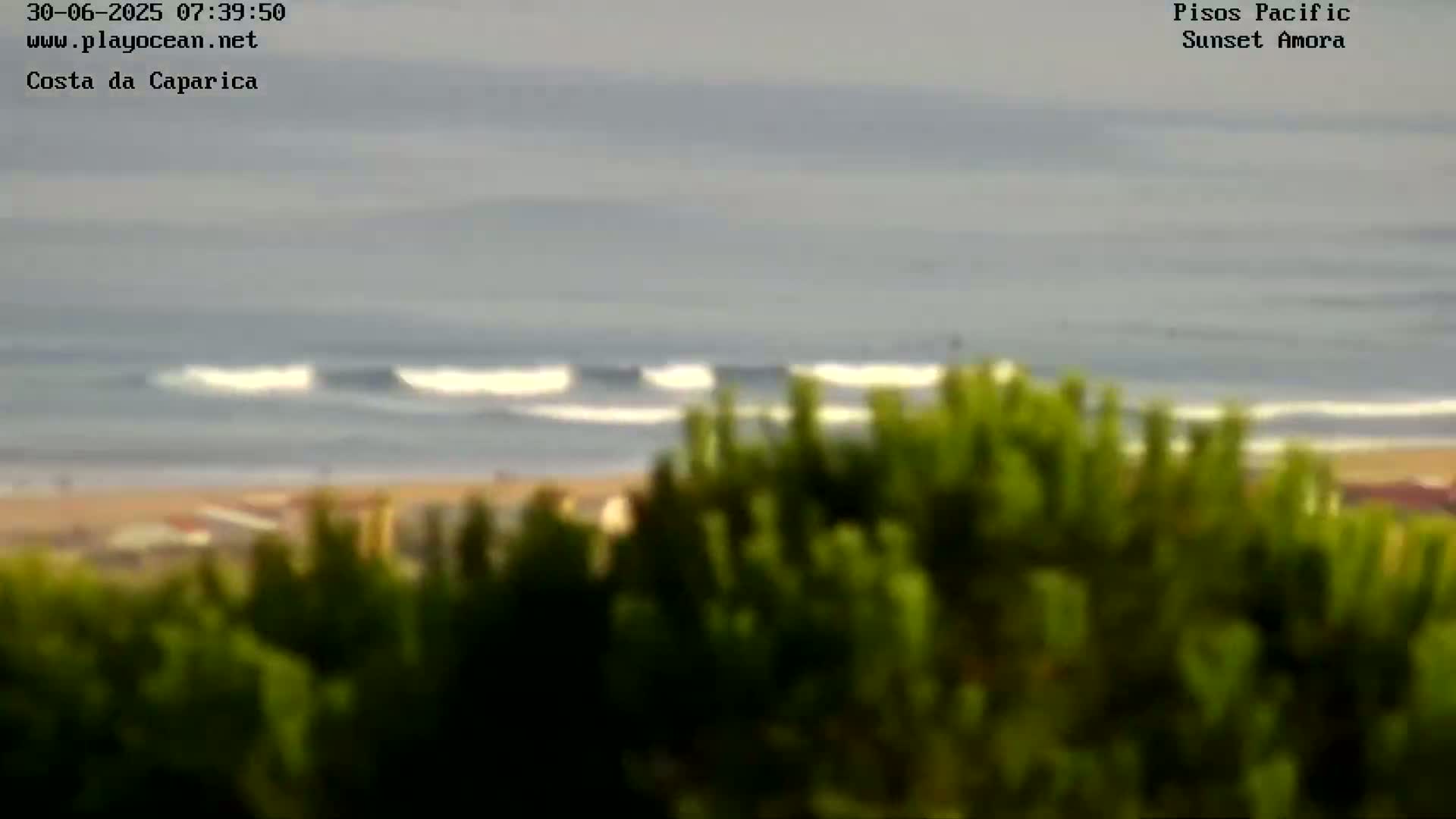 Costa da Caparica Coast Line & Atlantic Ocean Live Cam - Almada, Setubal, Lisbon, Portugal