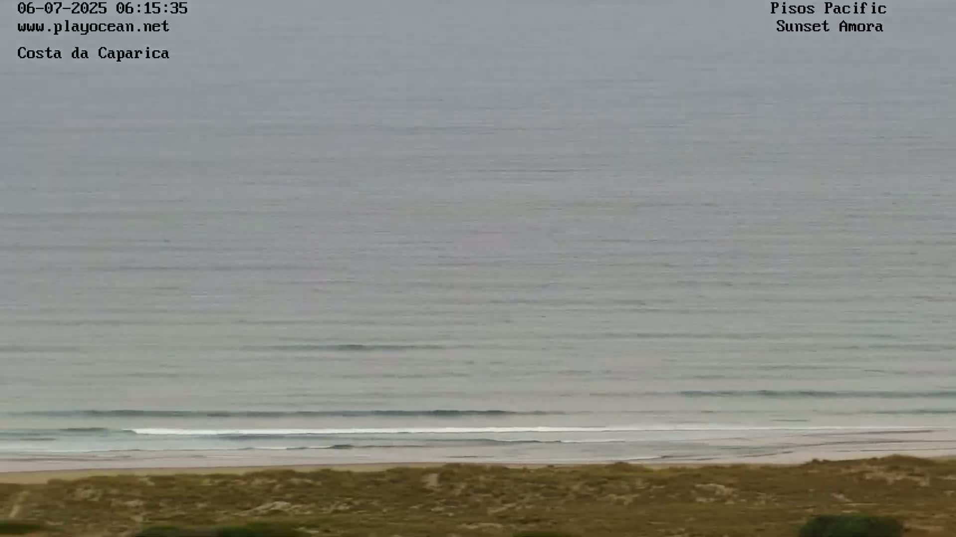 Costa da Caparica Coast Line & Atlantic Ocean Live Cam - Almada, Setubal, Lisbon, Portugal
