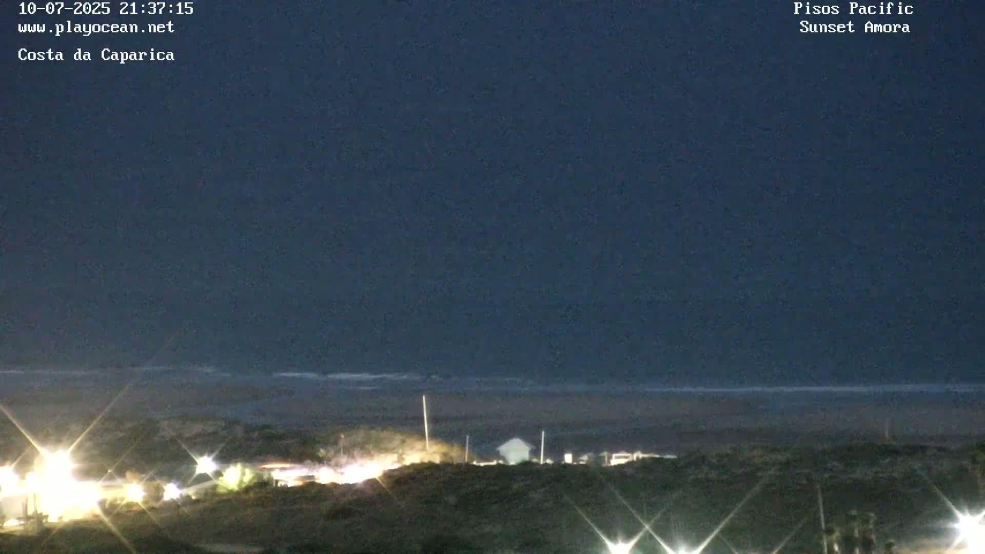 Costa da Caparica Coast Line & Atlantic Ocean Live Cam - Almada, Setubal, Lisbon, Portugal